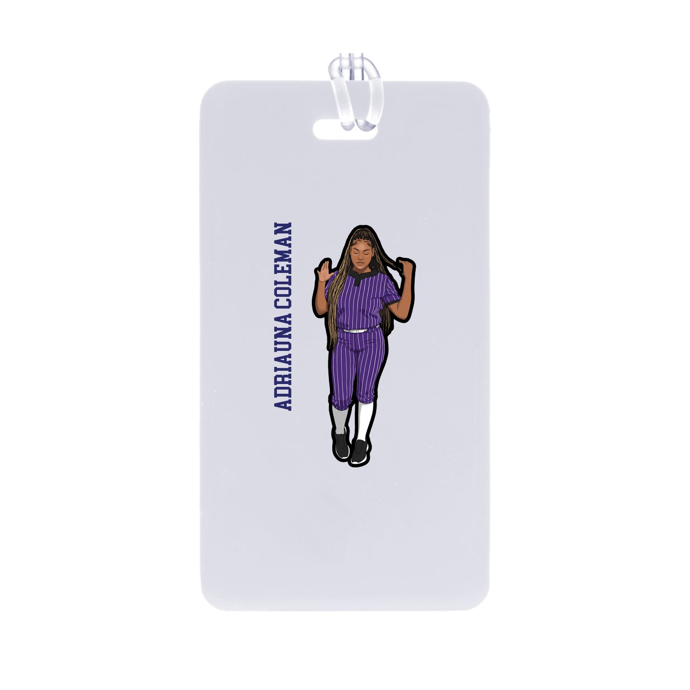 Bag Tag — Name Vertical in Classic