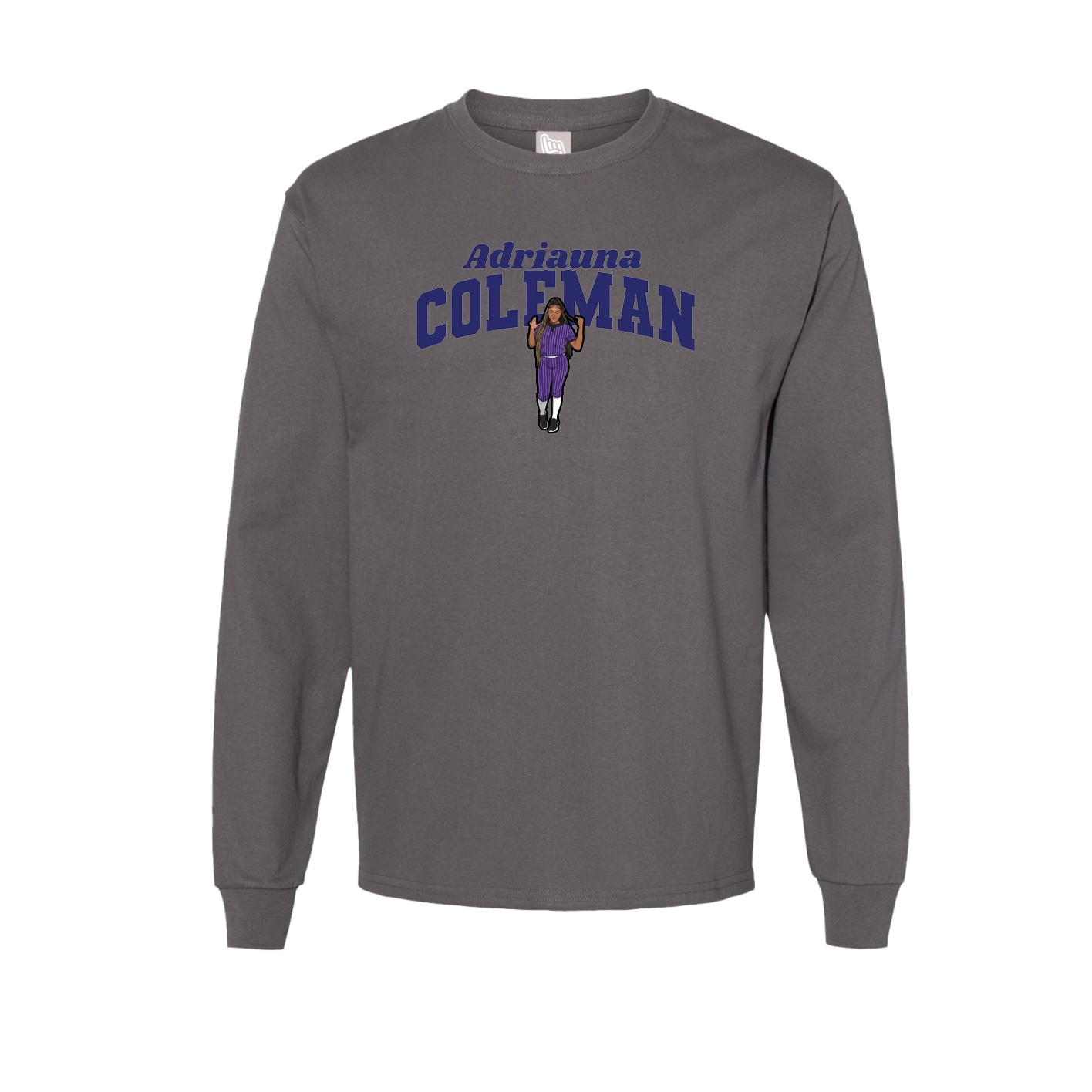 Long Sleeve Tee — Signature Arch in Grey