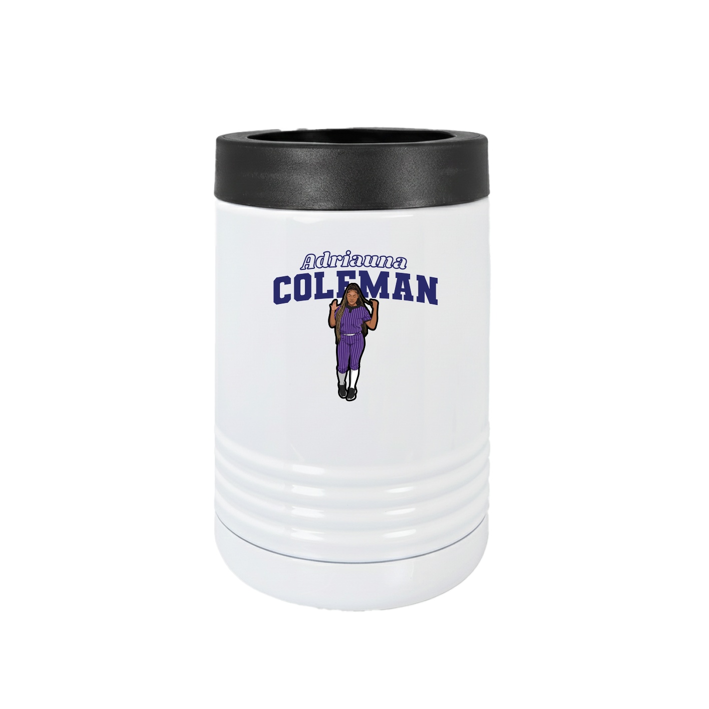 Beverage Holder — Name Arch in White