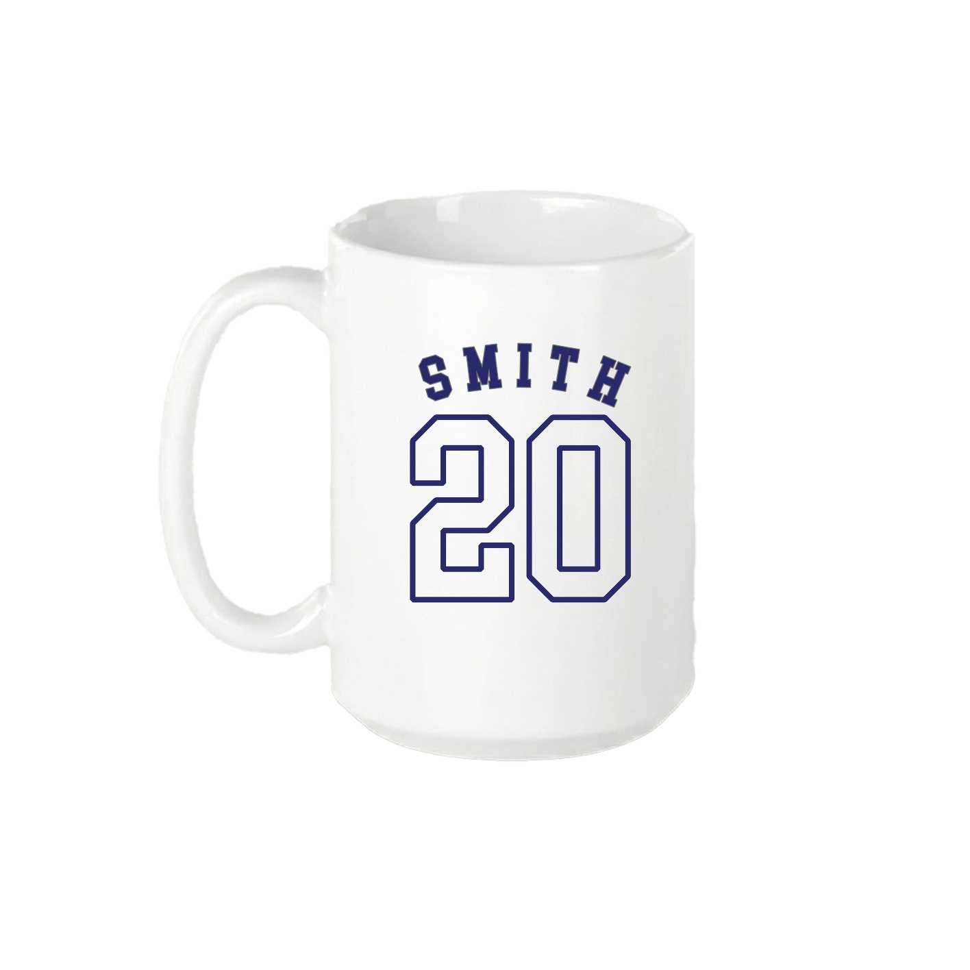15oz Coffee Mug — Shirsey Arch in White