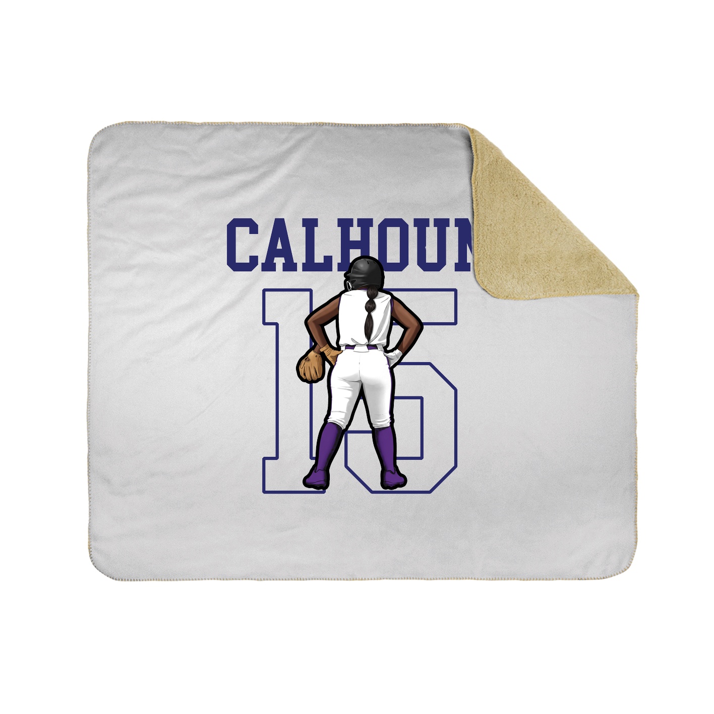 50x60 Sherpa Lined Throw Blanket