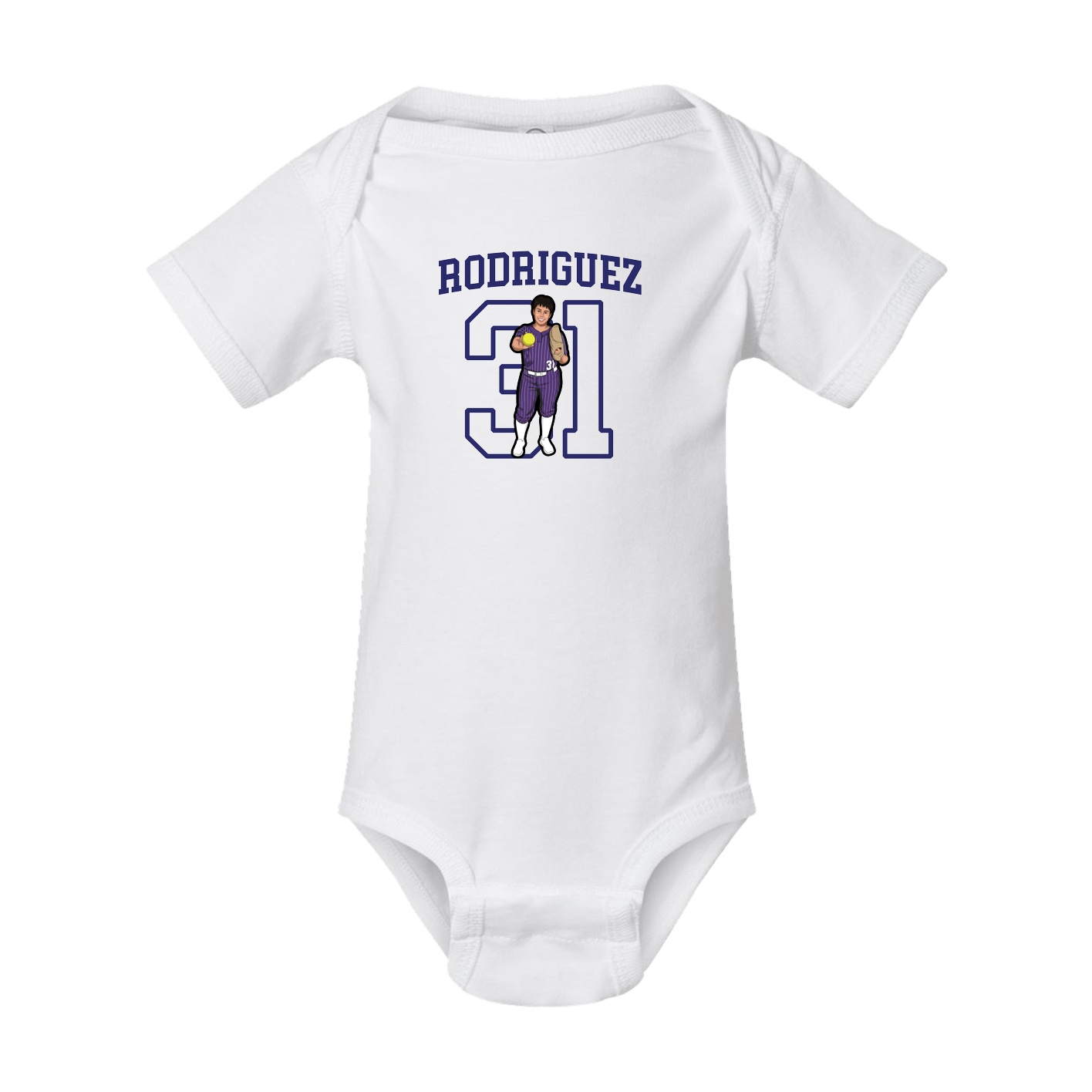 Baby Onesie — Shirsey in White