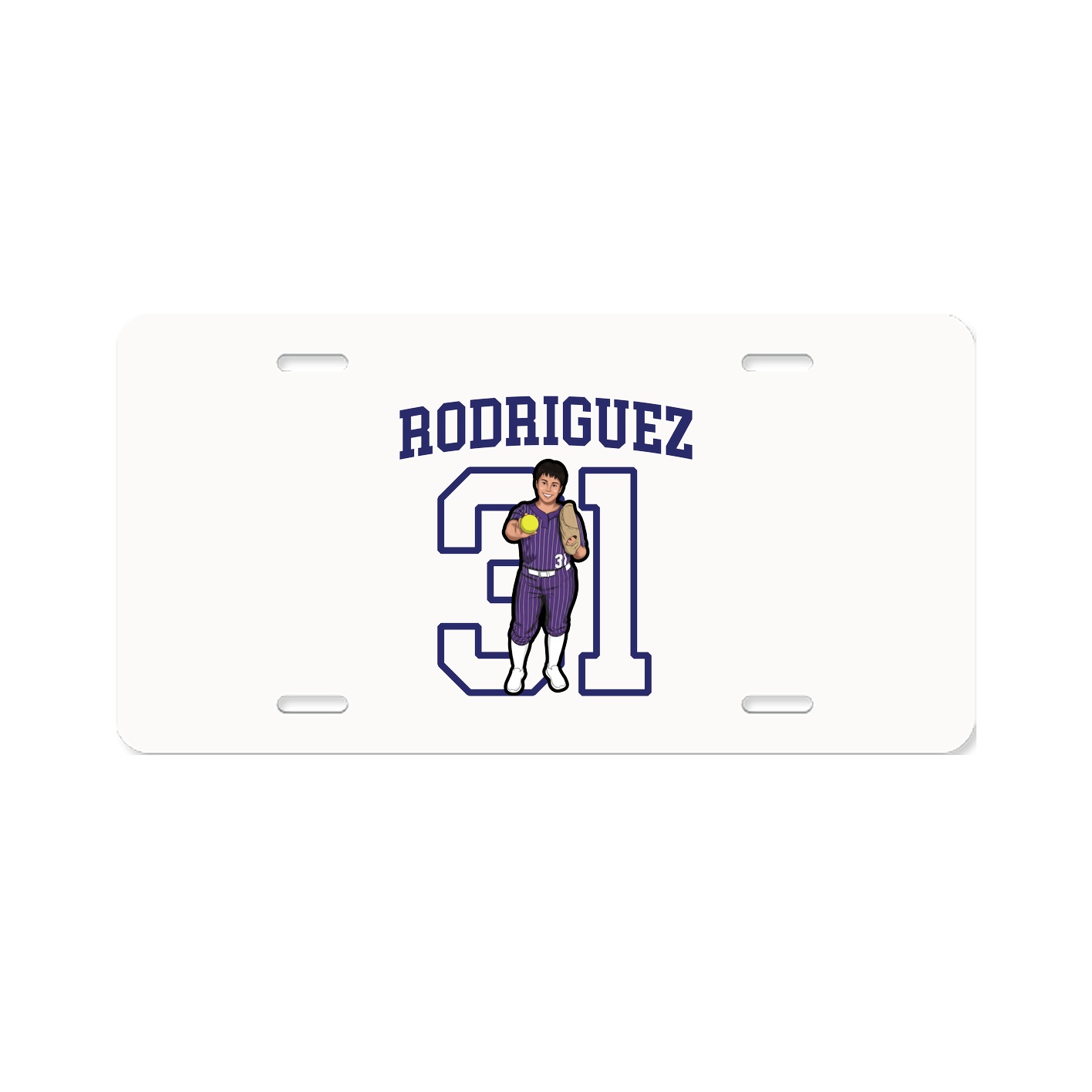 Aluminum License Plate