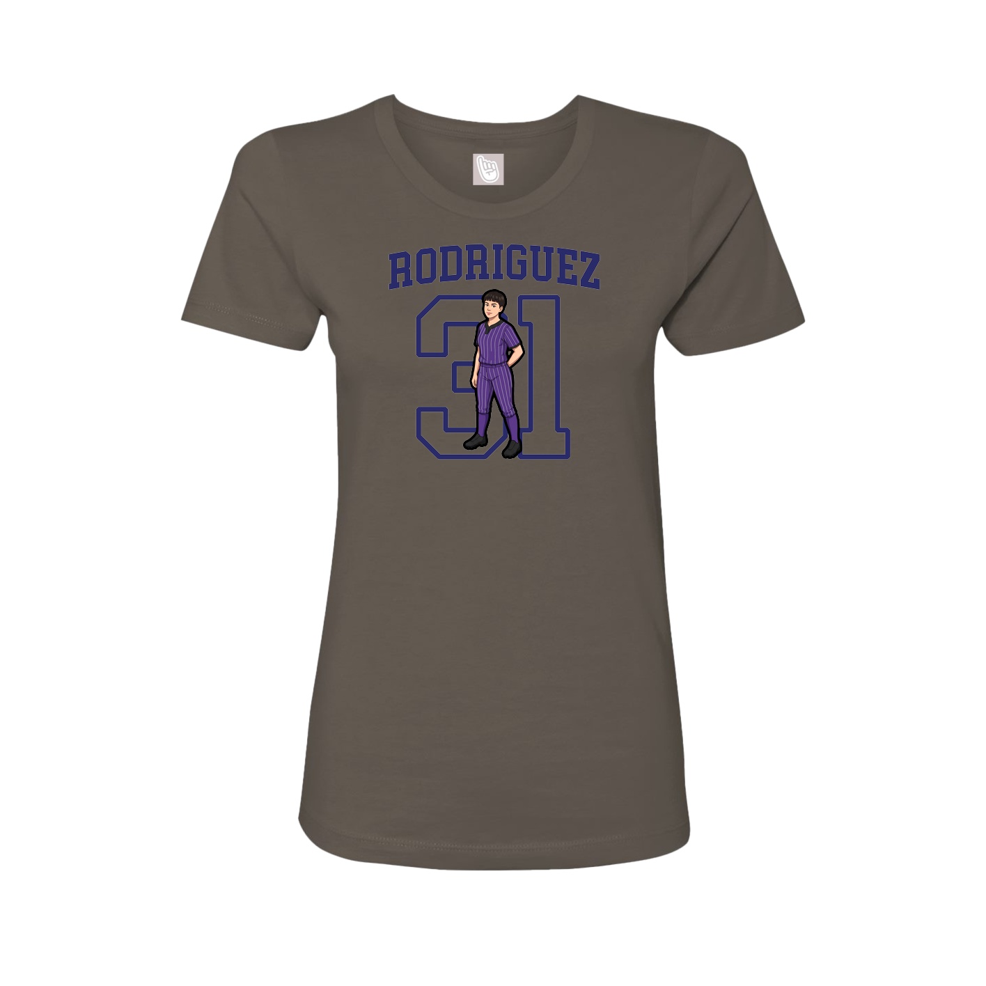 Fitted Women's Tee — Shirsey in Grey
