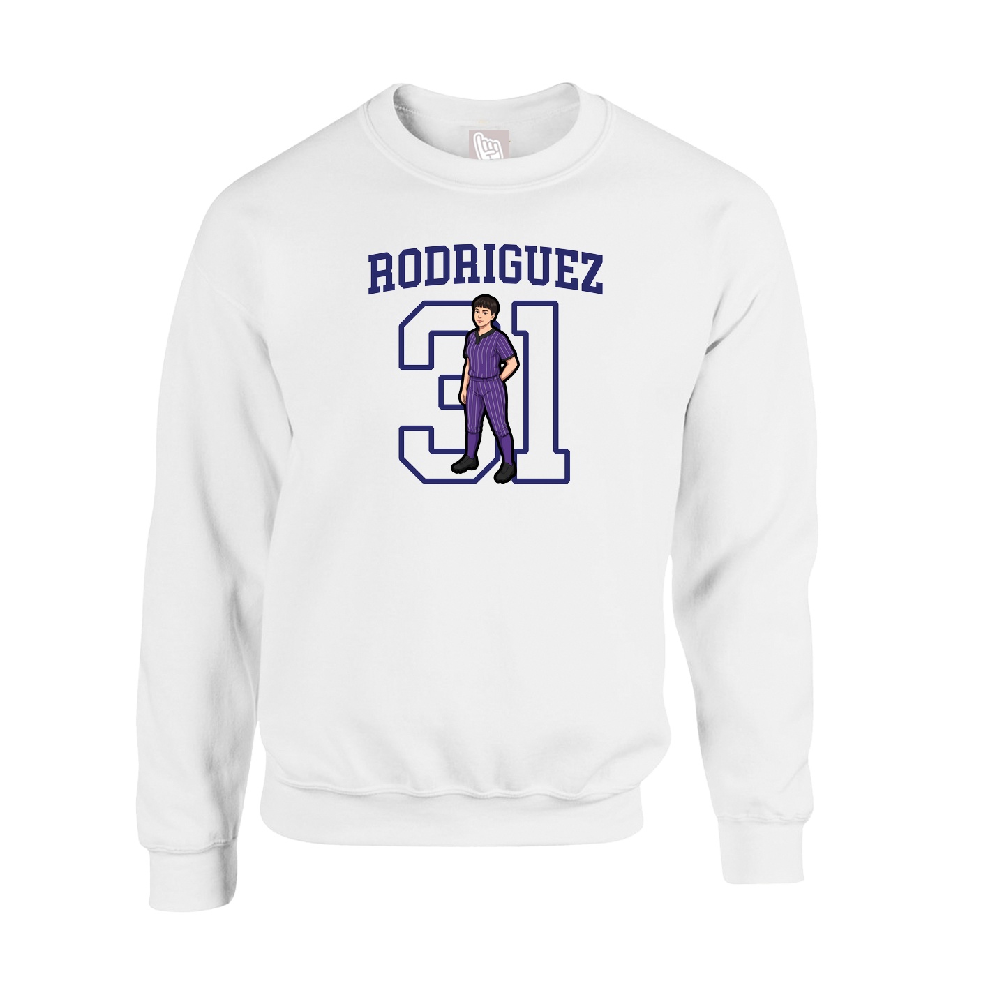 Fleece Crew — Shirsey in White