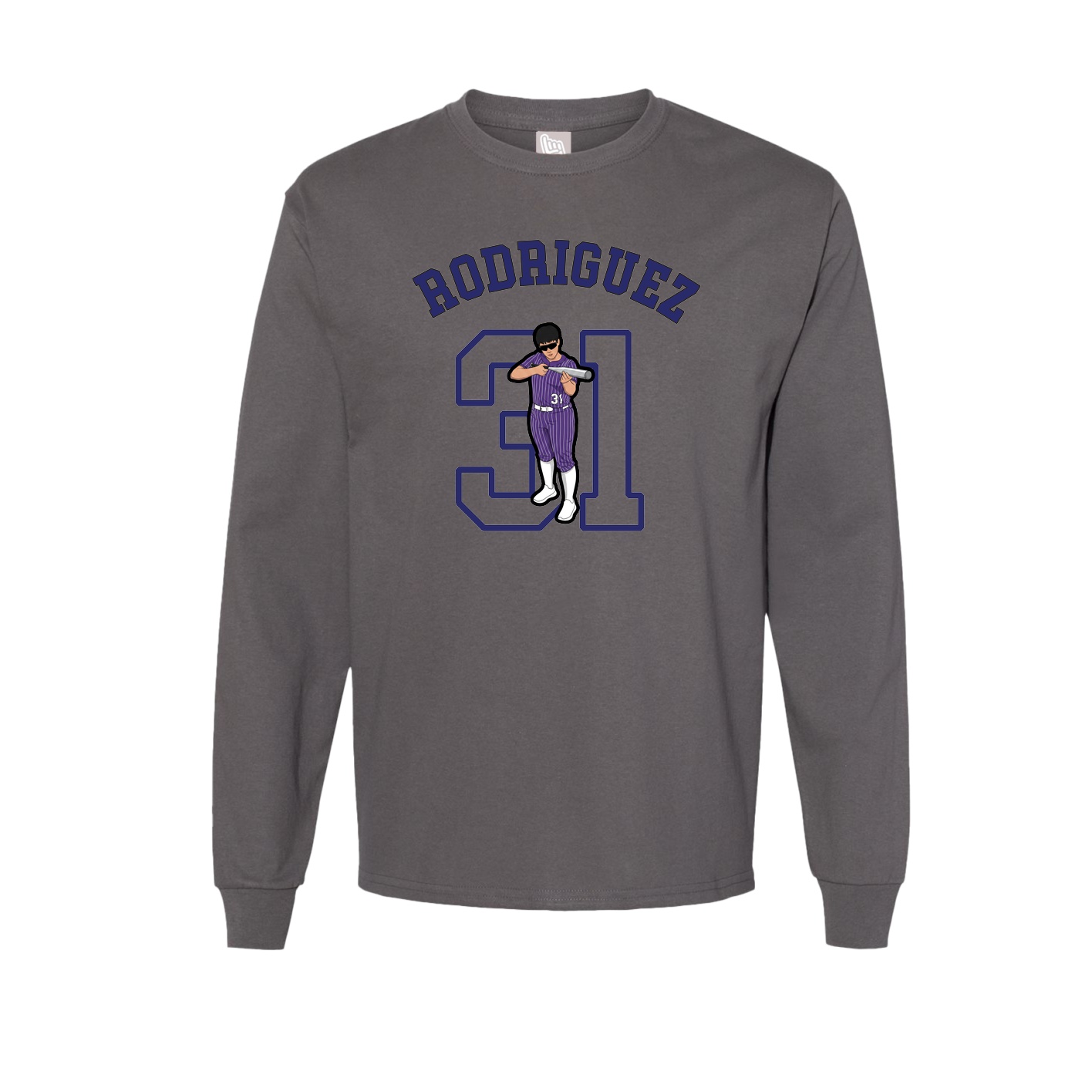 Long Sleeve Tee — Shirsey Arch in Grey