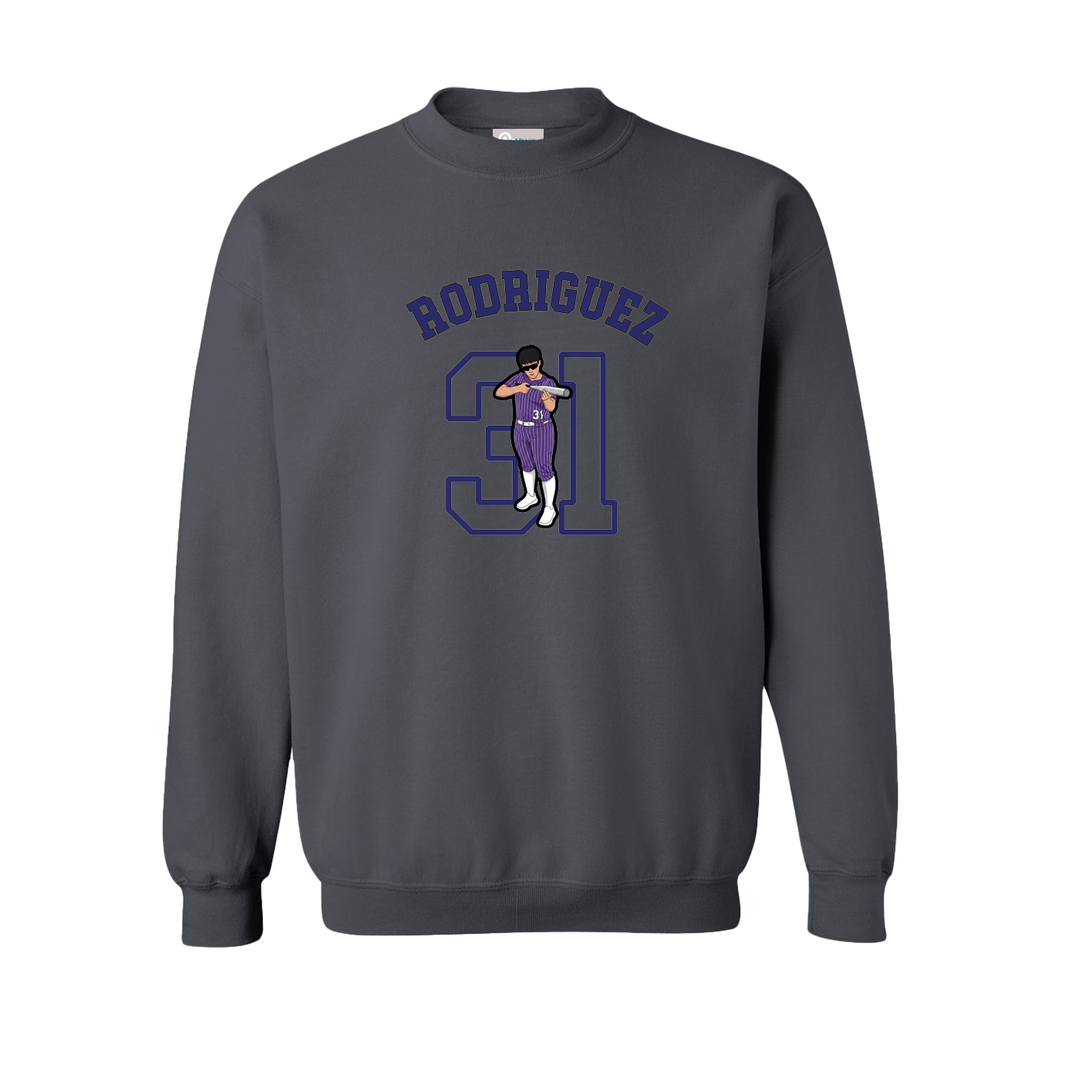 Fleece Crew — Shirsey Arch in Grey