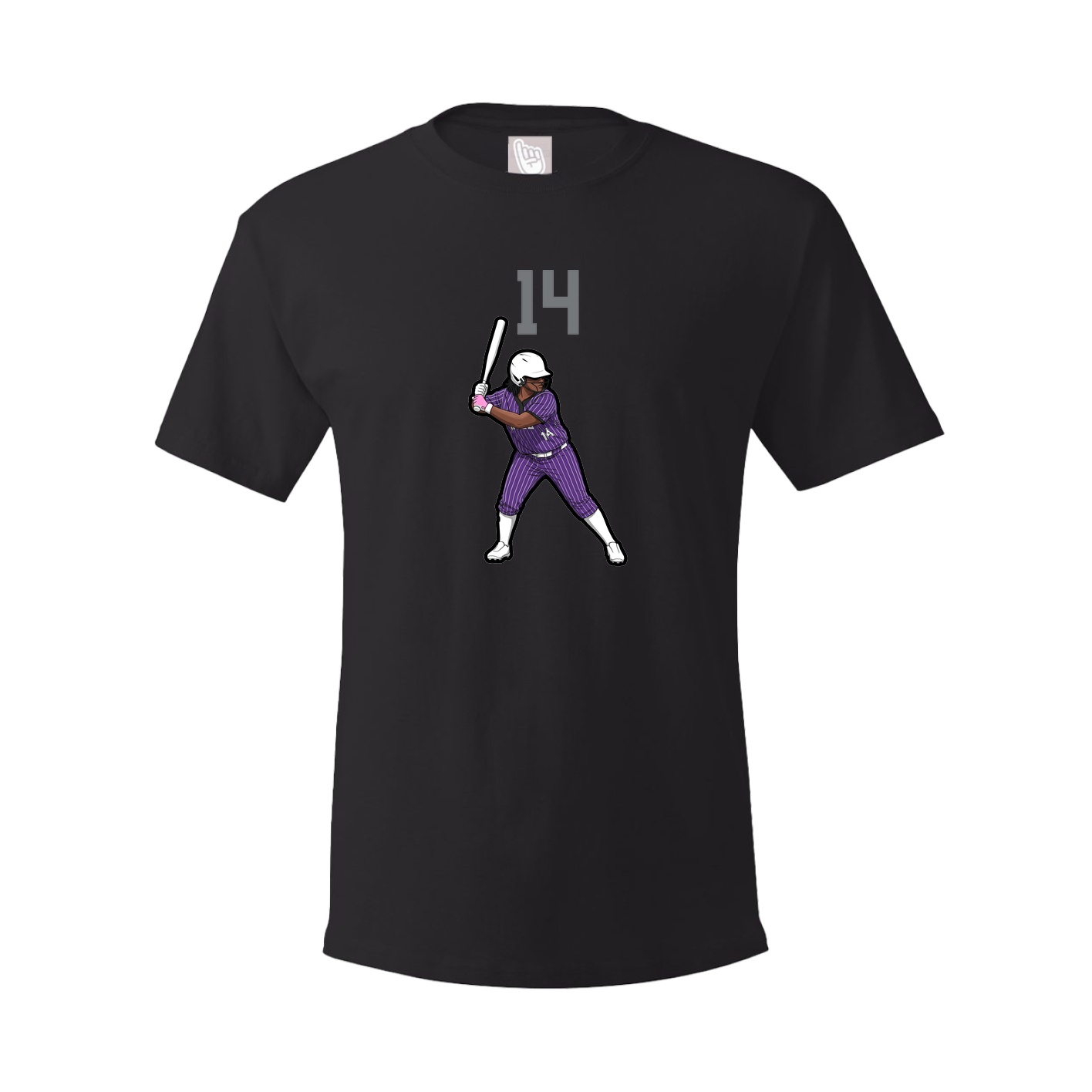 Tee — Number Top in Black