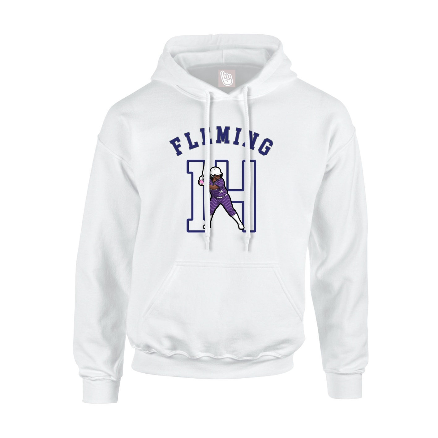 Youth Hoodie — Shirsey Arch in White