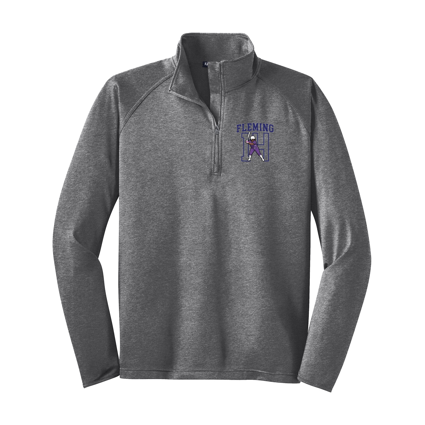 Q-Zip Pullover — Shirsey in Grey