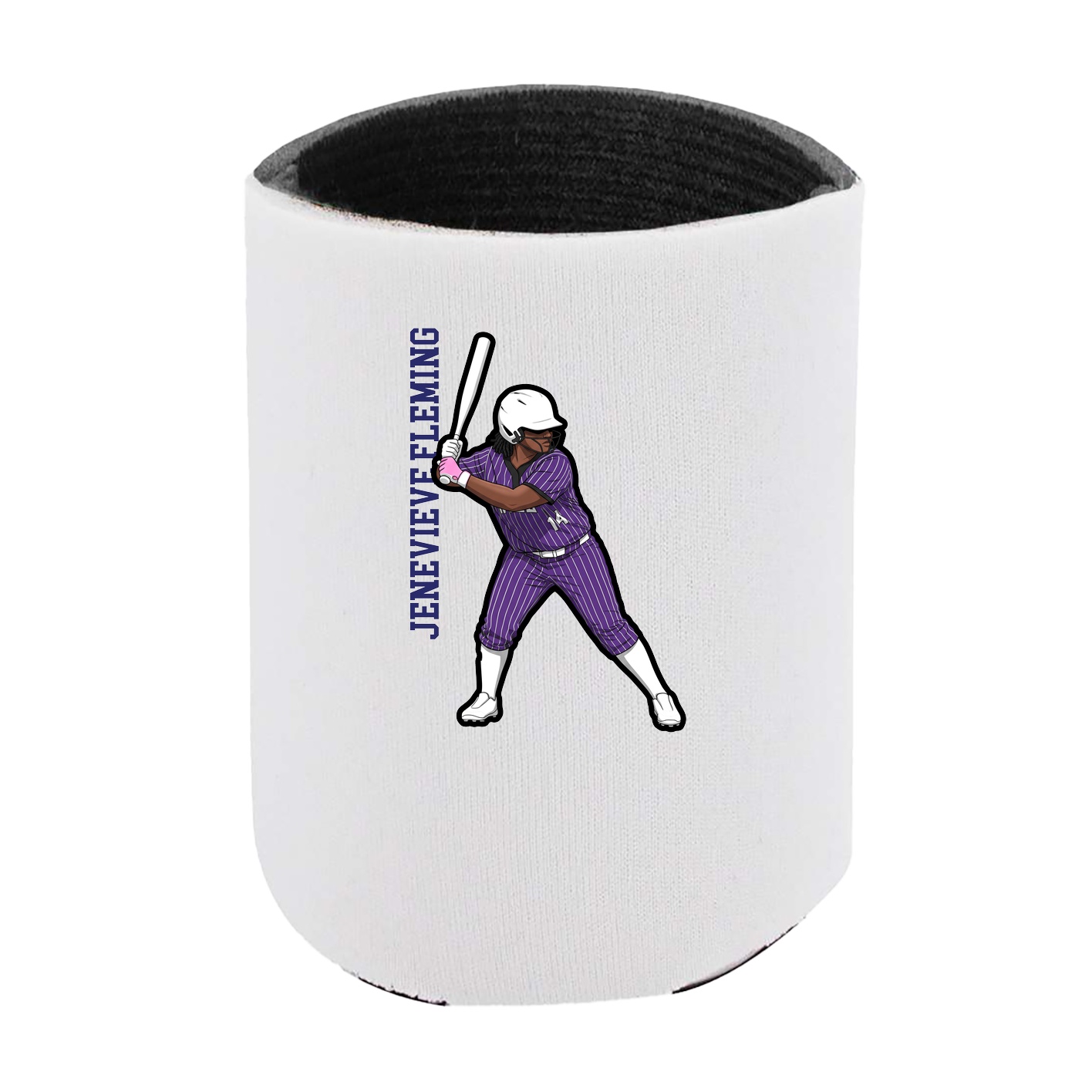 Can Holder — Name Vertical in White