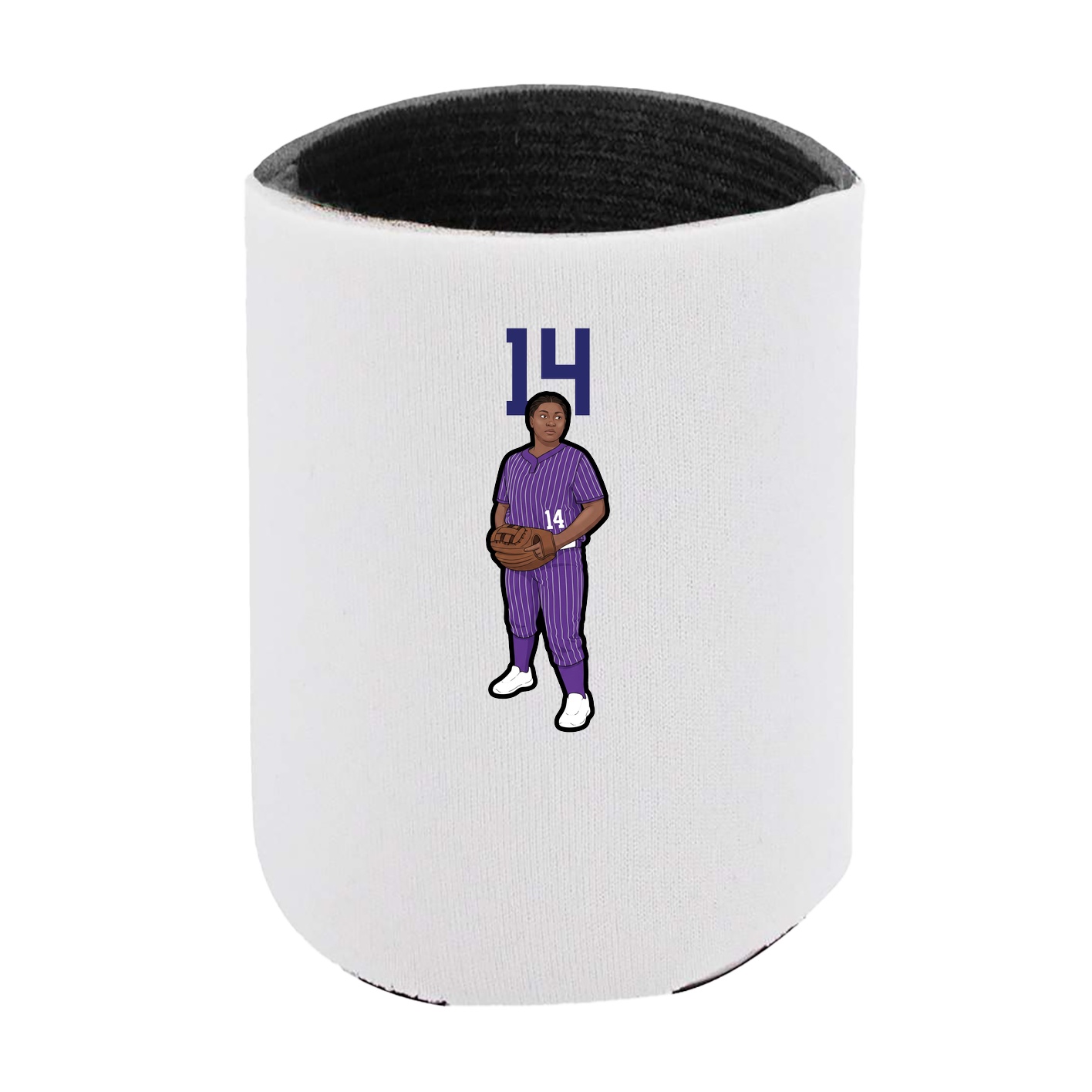Can Holder — Number Top in White