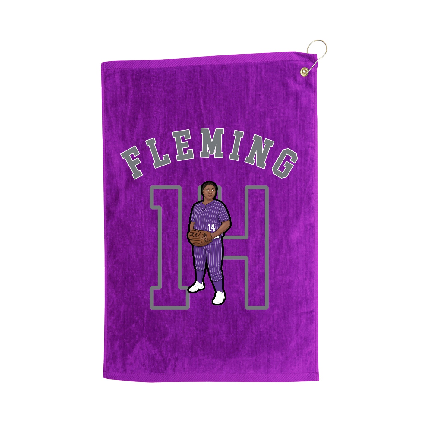 Golf Towel — Shirsey Arch in Purple