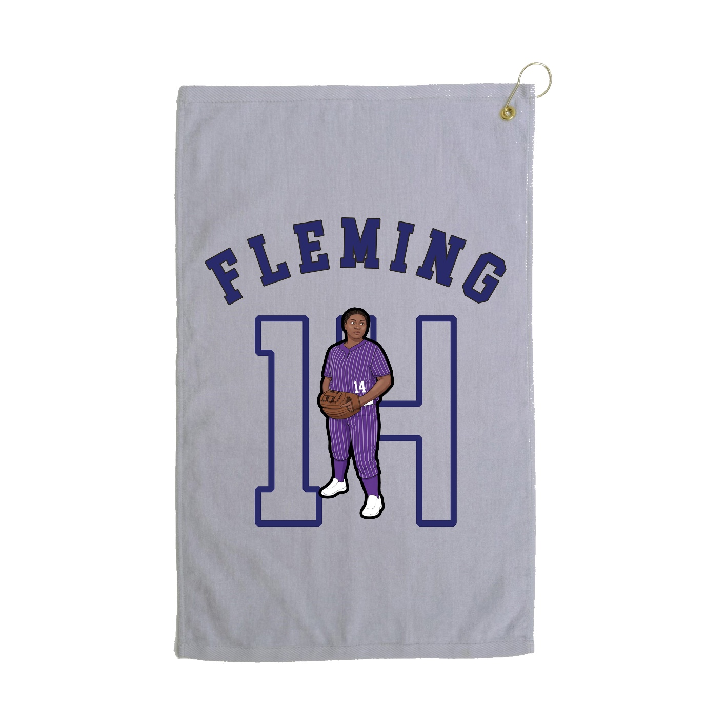 Golf Towel — Shirsey Arch in Grey