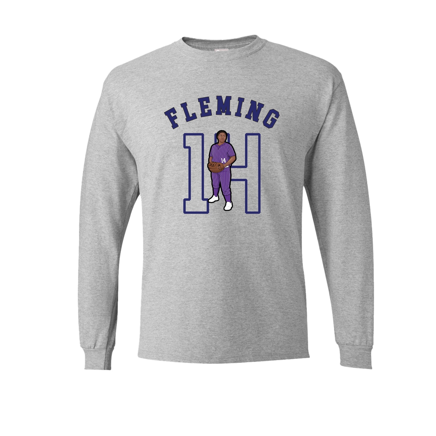 Long Sleeve Tee — Shirsey Arch in Grey