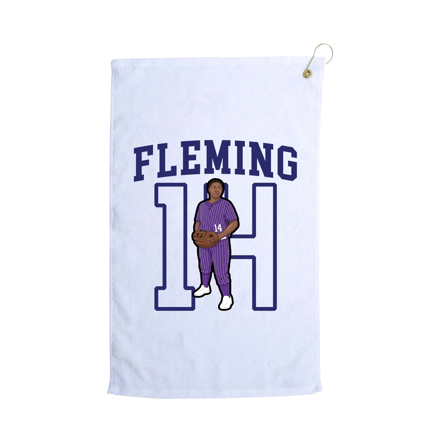 Golf Towel — Shirsey in White