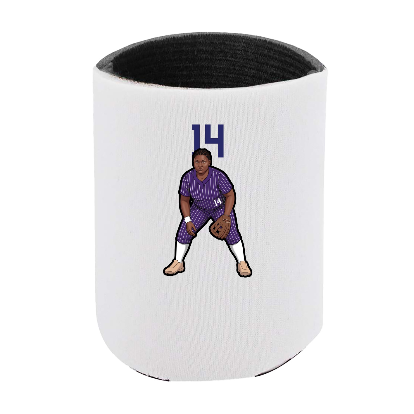 Can Holder — Number Top in White