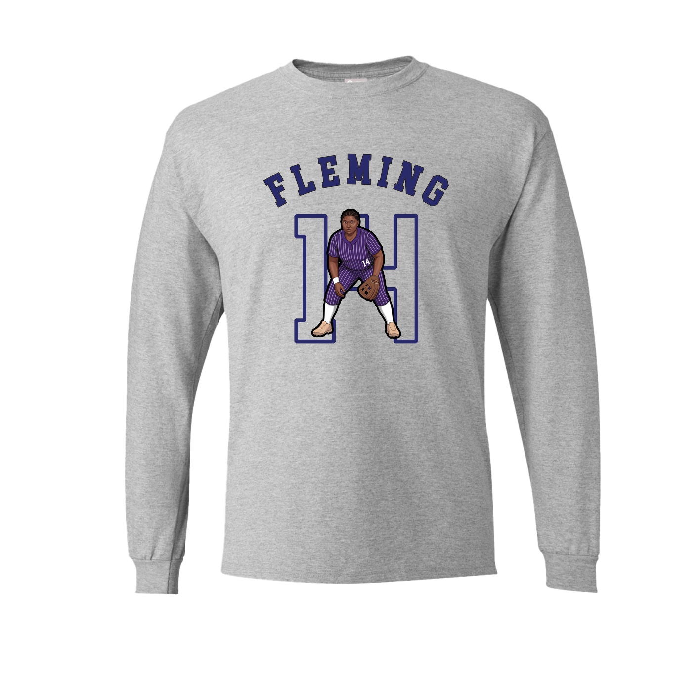 Long Sleeve Tee — Shirsey Arch in Grey