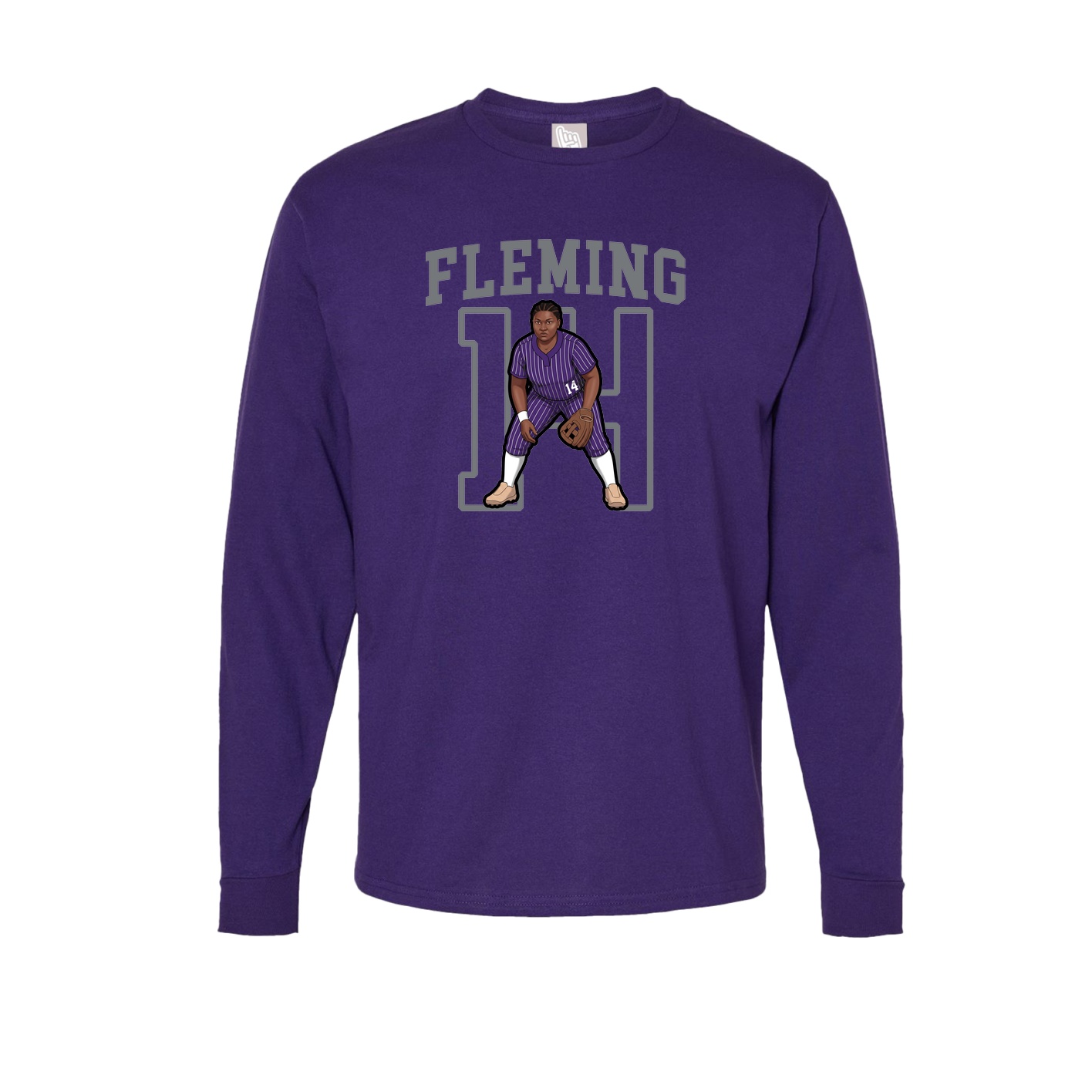 Long Sleeve Tee — Shirsey in Purple