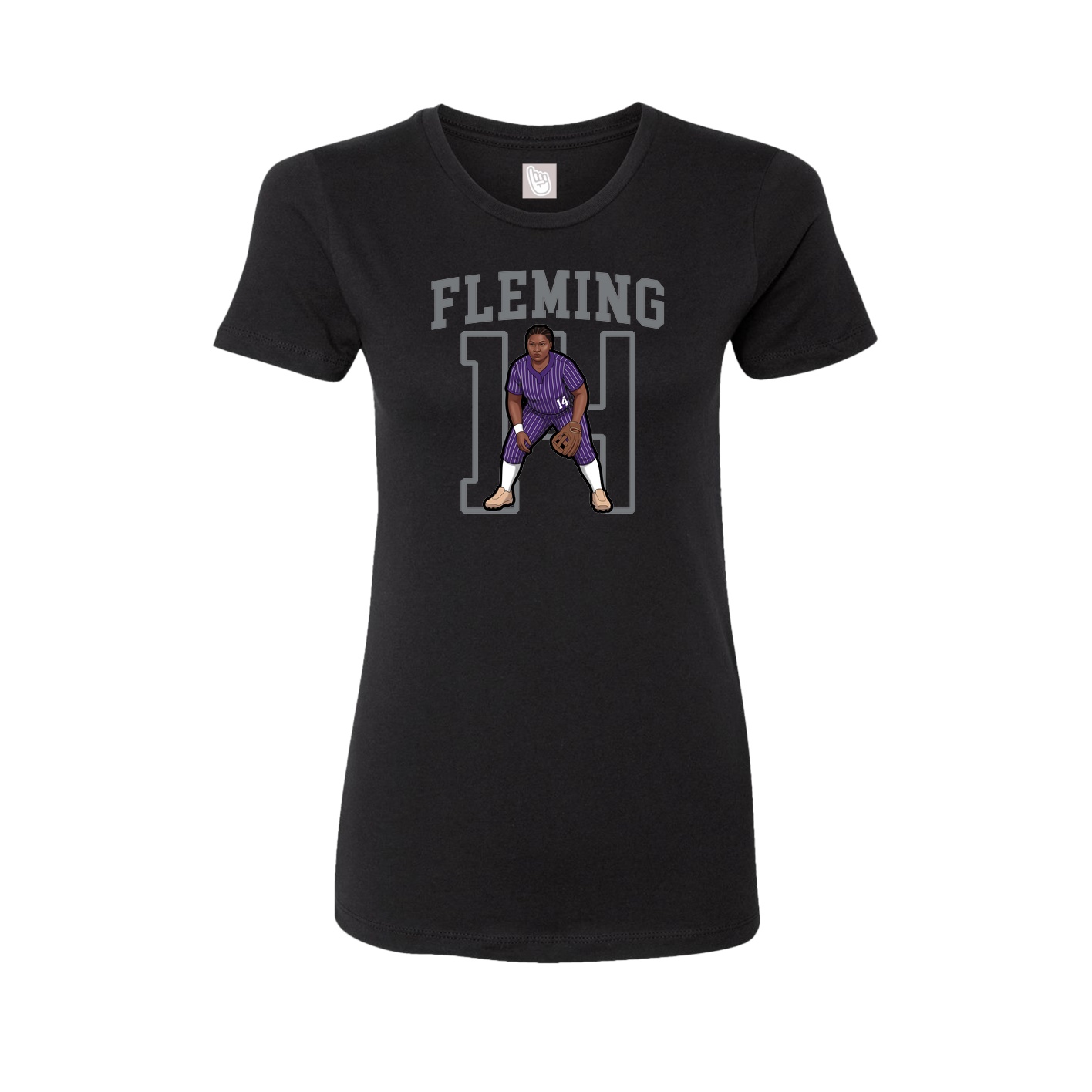 Fitted Women's Tee — Shirsey in Black
