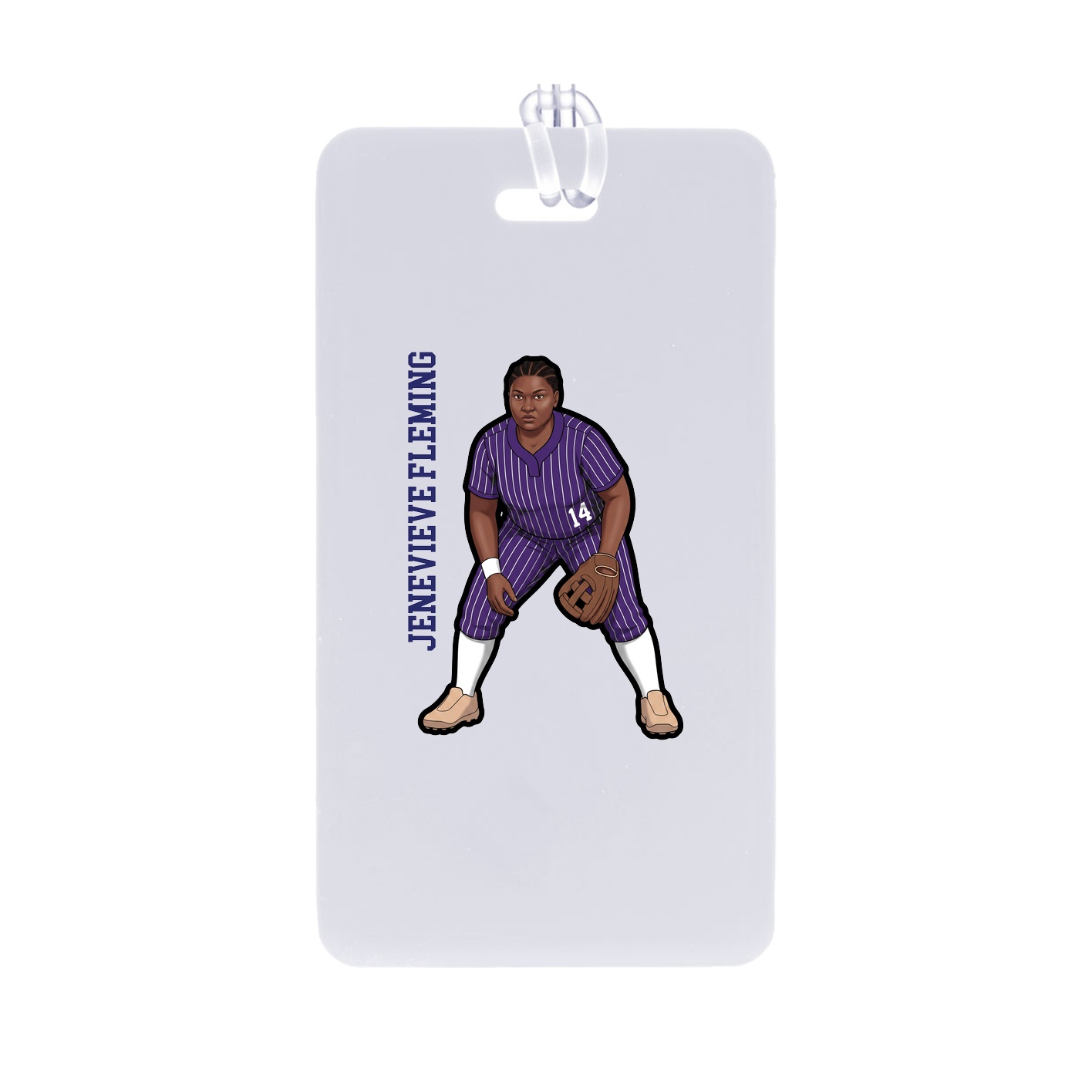 Bag Tag — Name Vertical in Classic