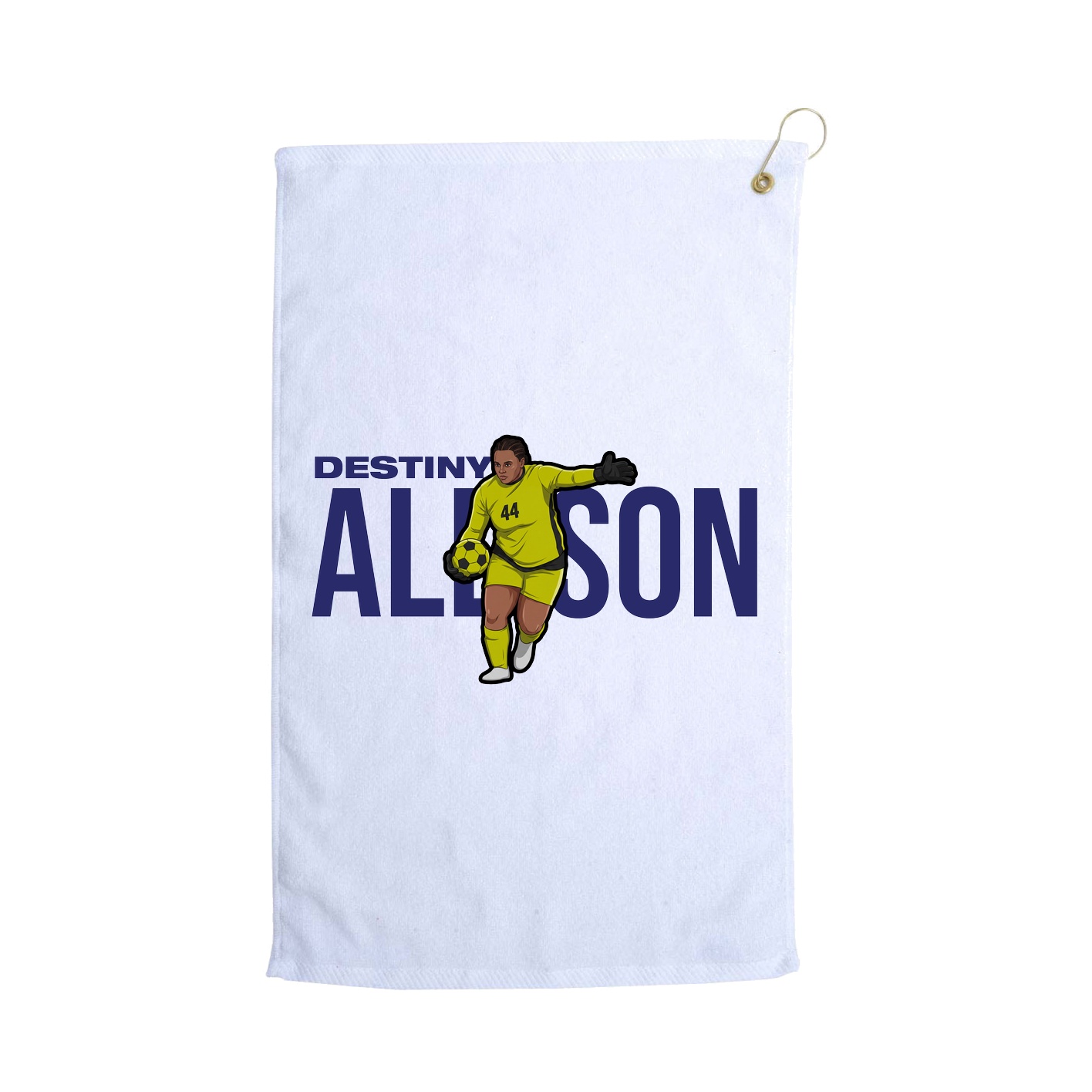 Golf Towel — Player Name in White