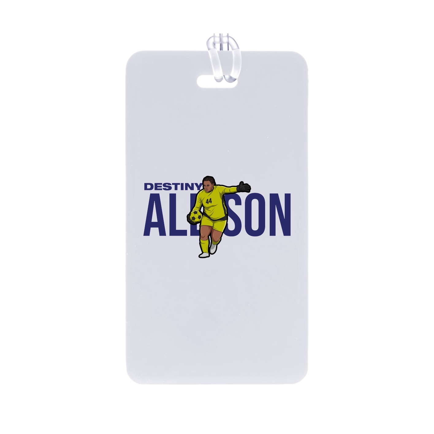 Bag Tag — Player Name in Classic