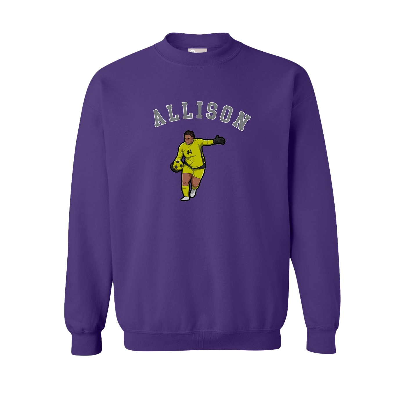 Fleece Crew — Shirsey Arch in Purple