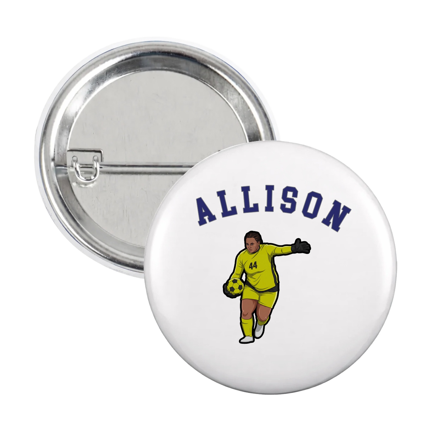 Game Day Button — Shirsey Arch in White