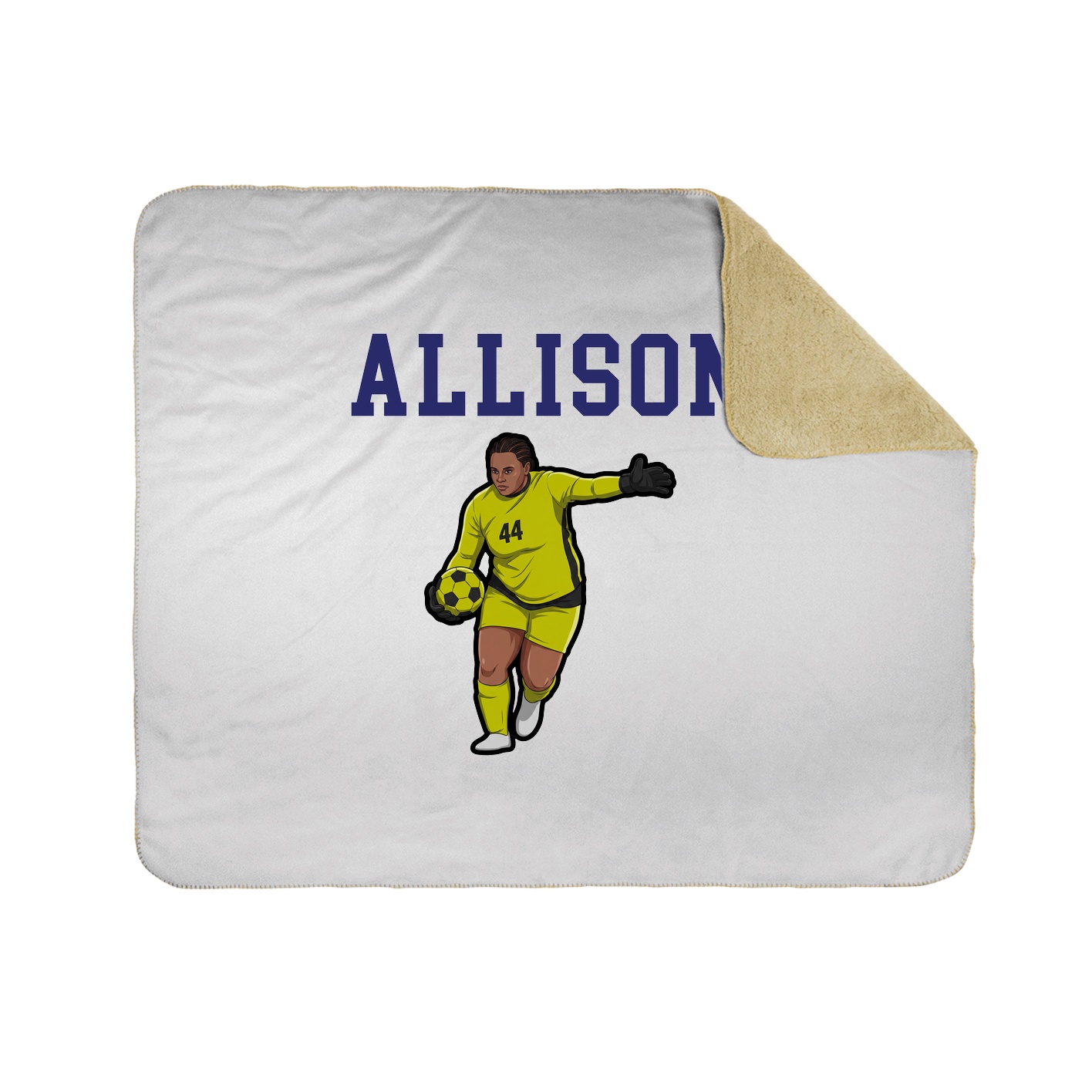 Throw Blanket — Shirsey in White