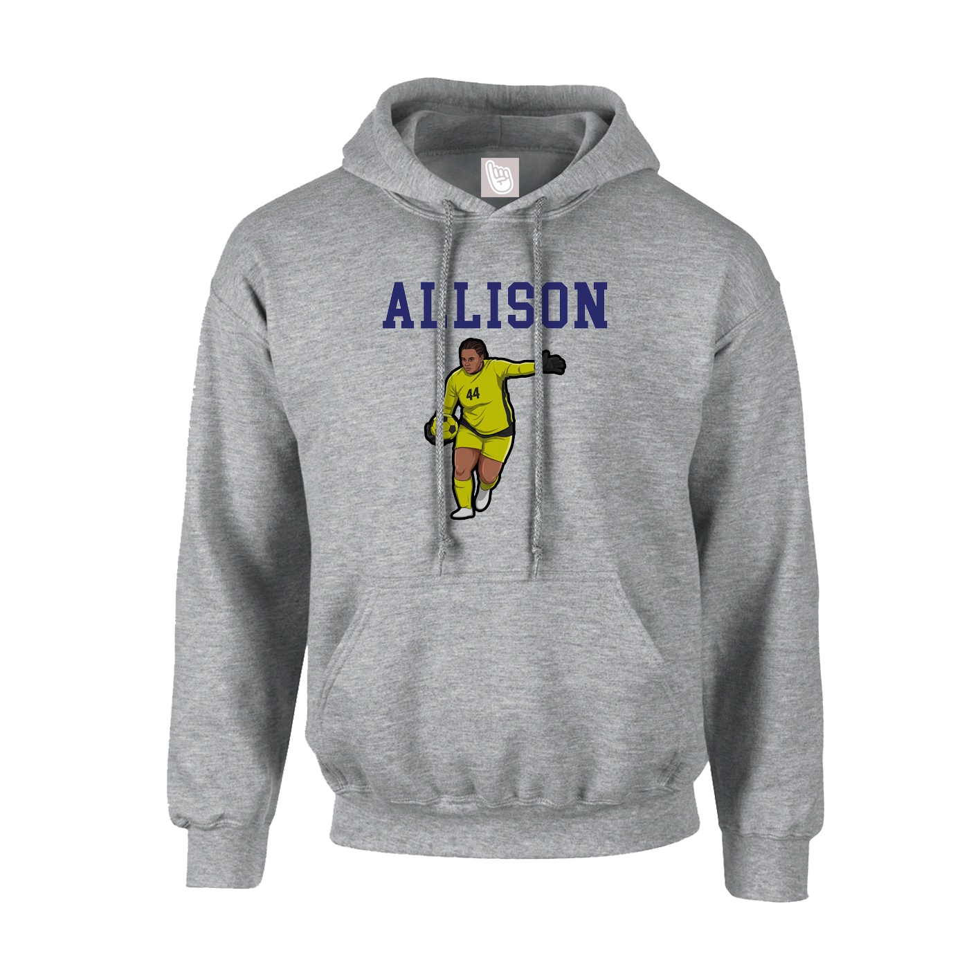 Hoodie — Shirsey in Grey