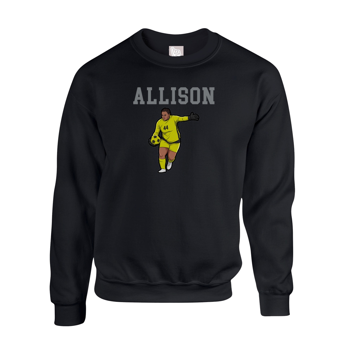 Fleece Crew — Shirsey in Black