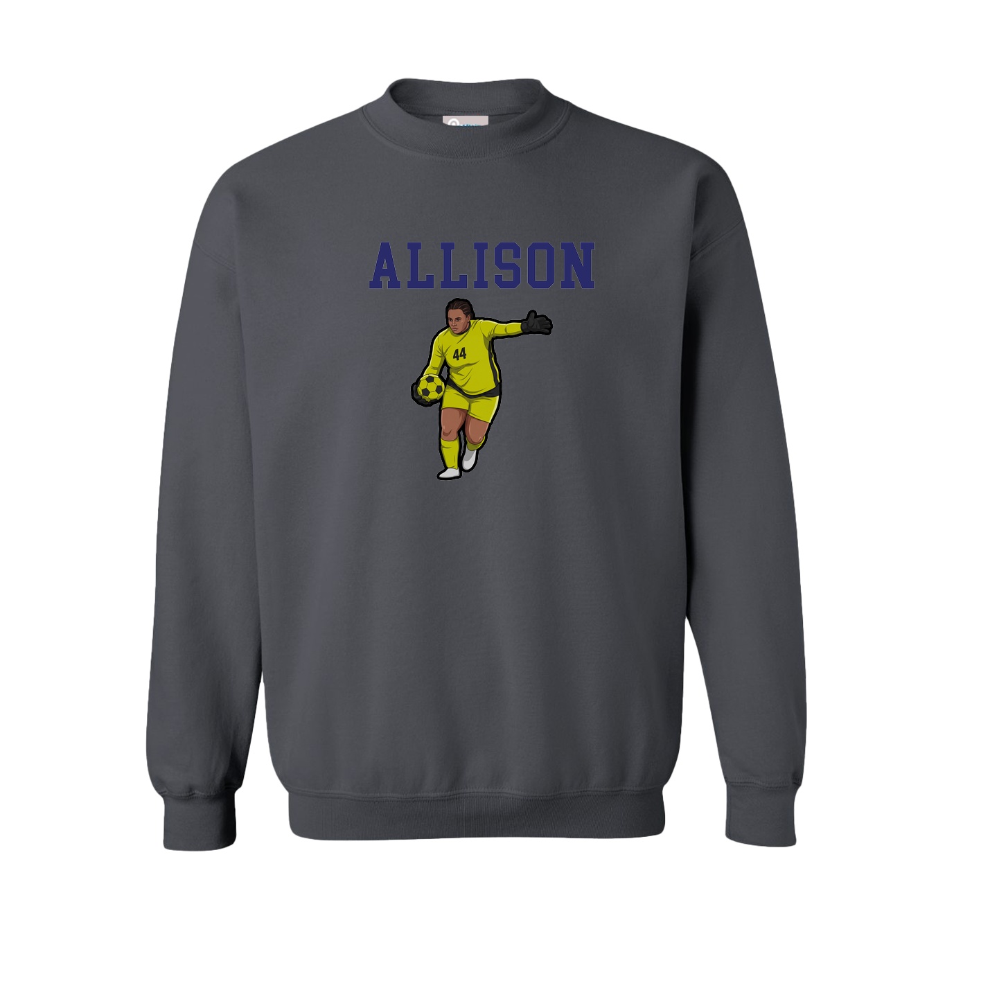 Fleece Crew — Shirsey in Grey