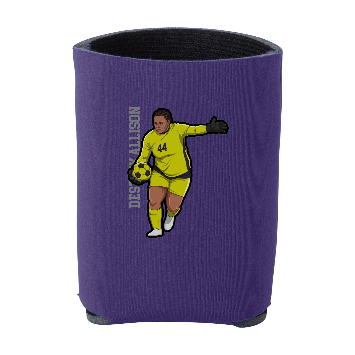 Can Holder — Name Vertical in Purple