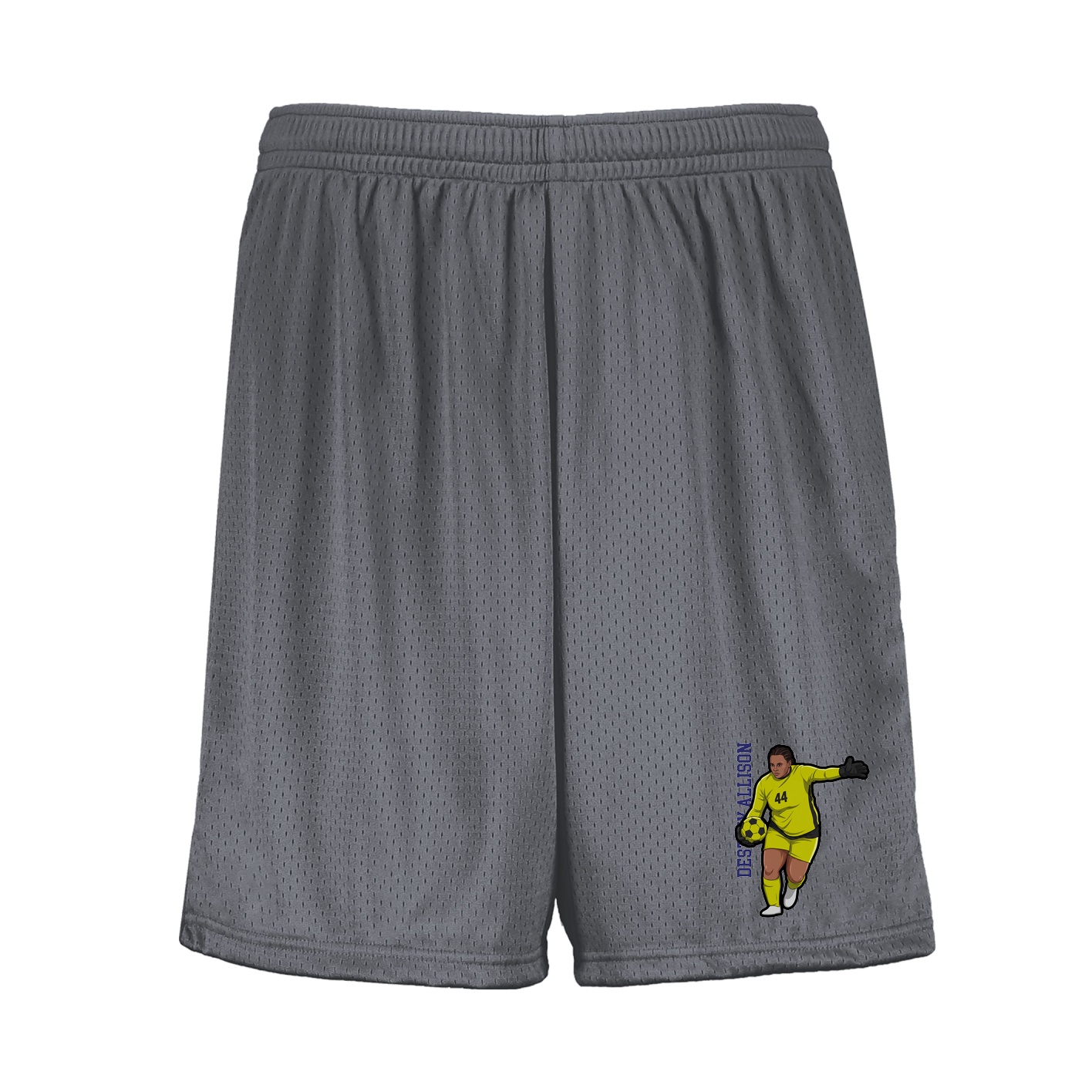 Shorts — Name Vertical in Grey