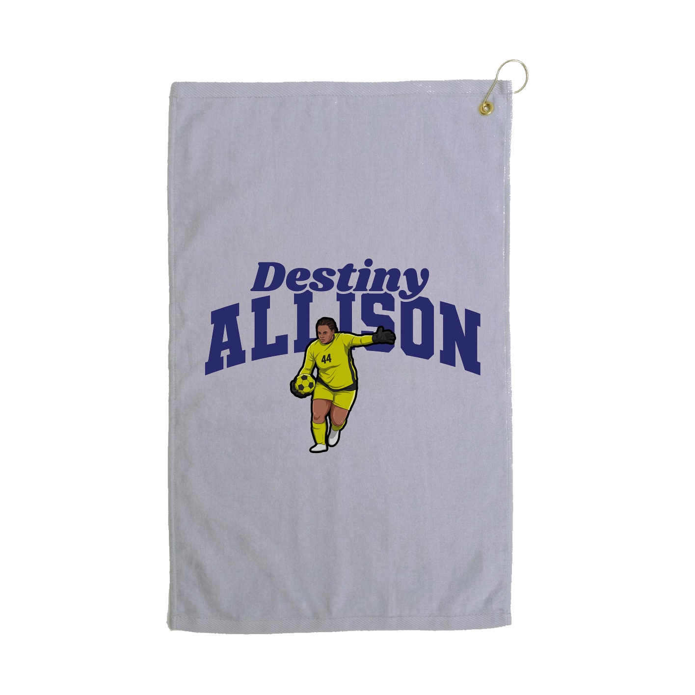 Golf Towel — Signature Arch in Grey
