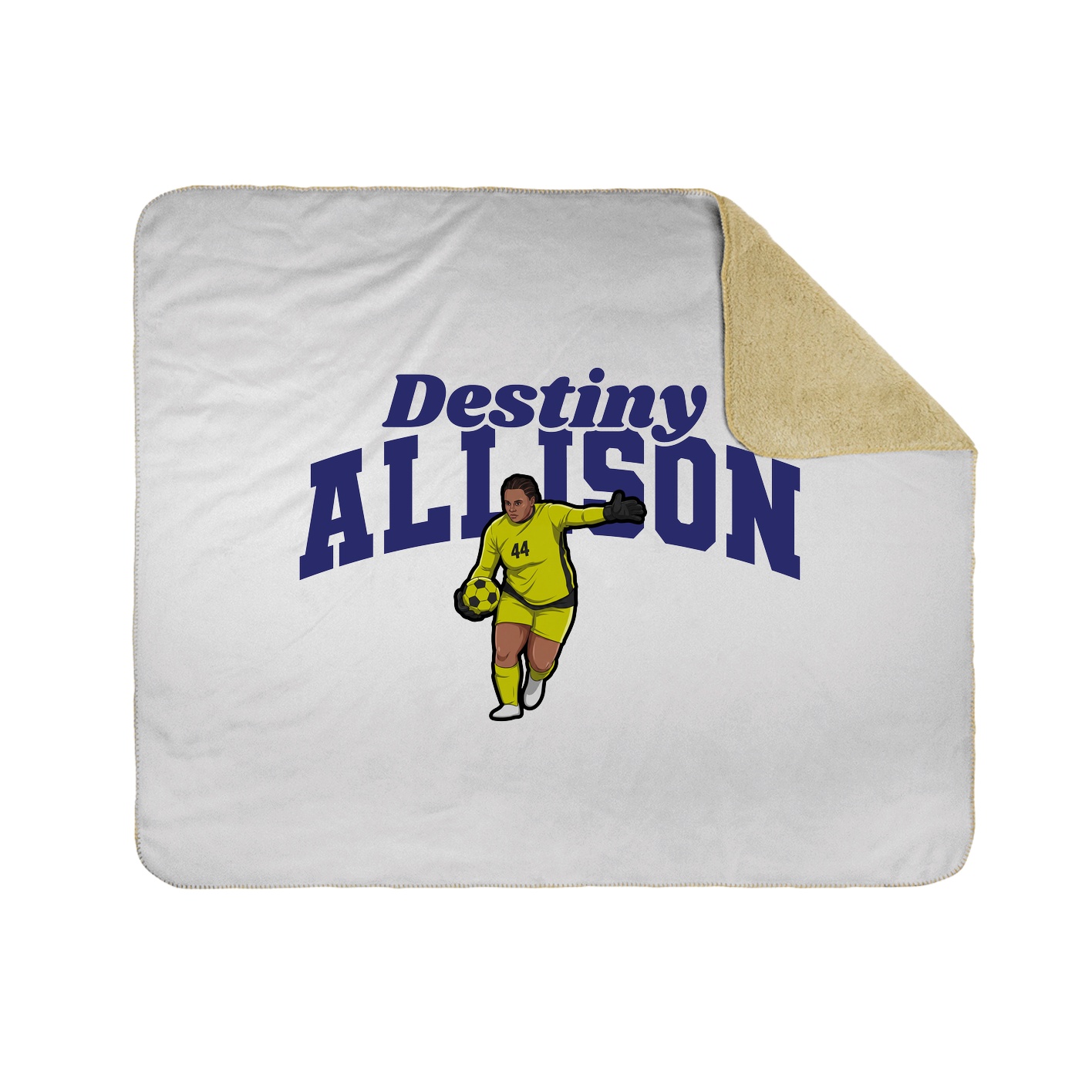 Throw Blanket — Signature Arch in White