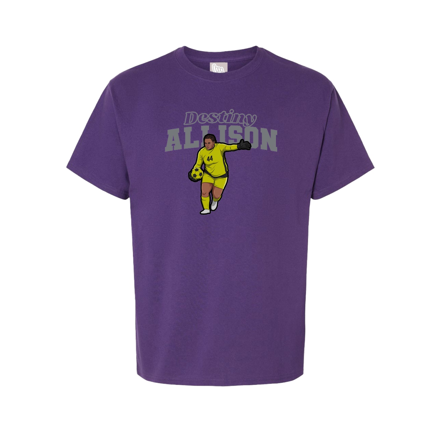 Tee — Name Arch in Purple