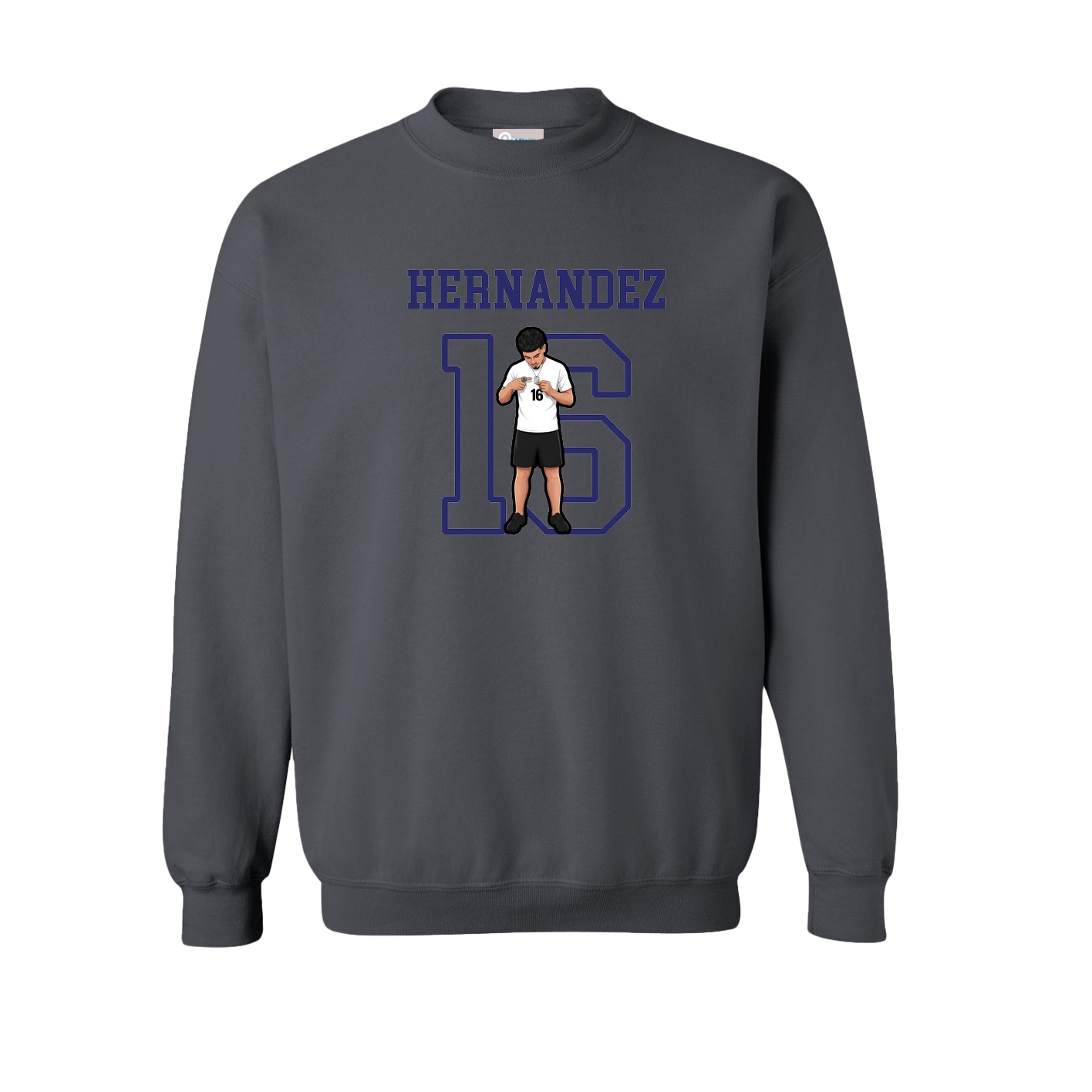 Fleece Crew — Shirsey in Grey