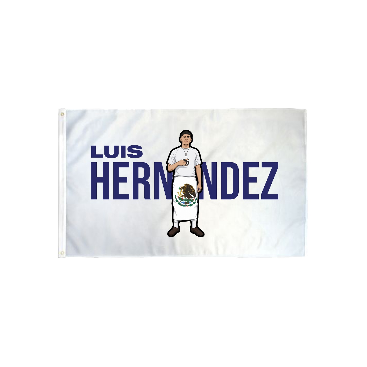 3x5 Flag — Player Name in Classic