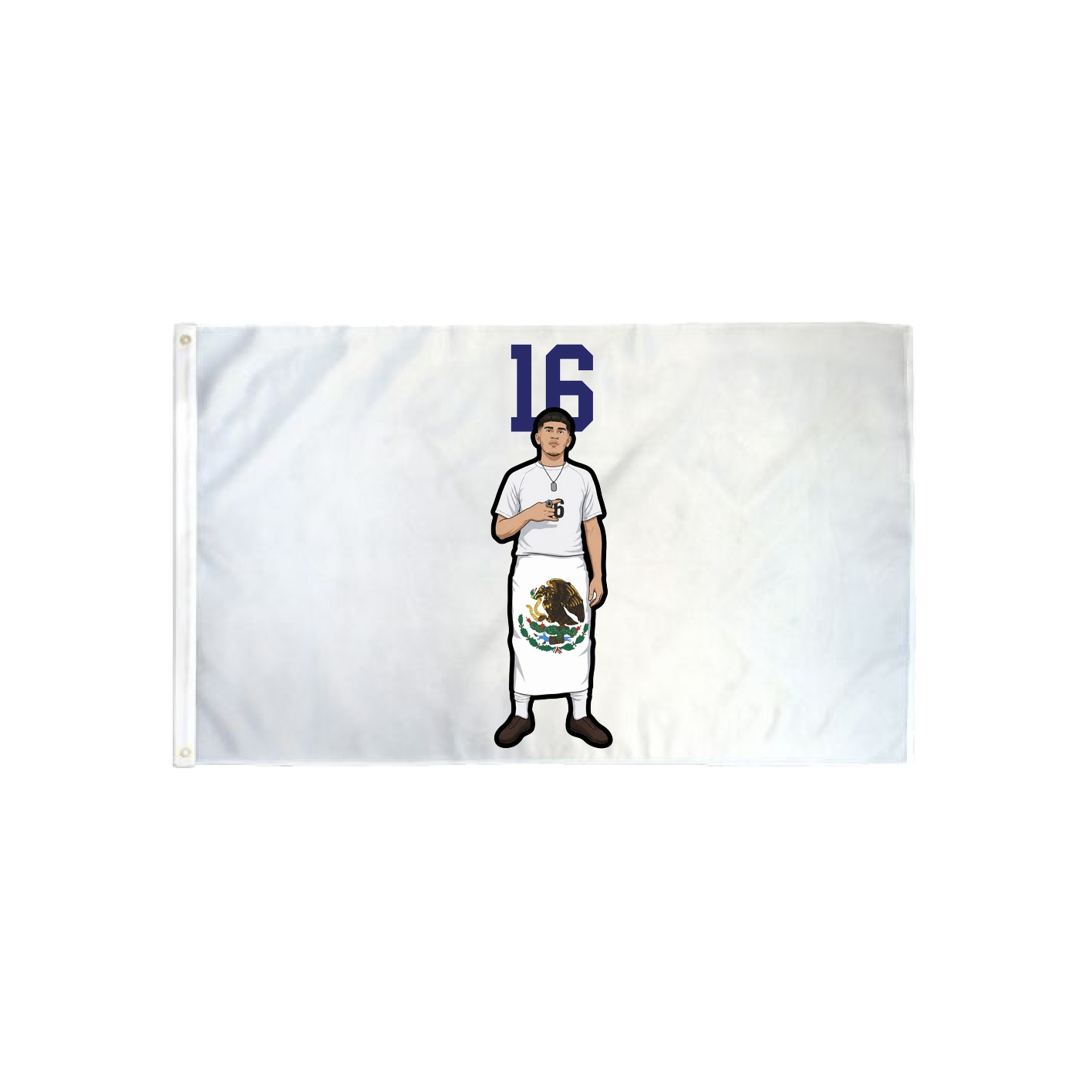 3x5 Flag — Number Top in Classic