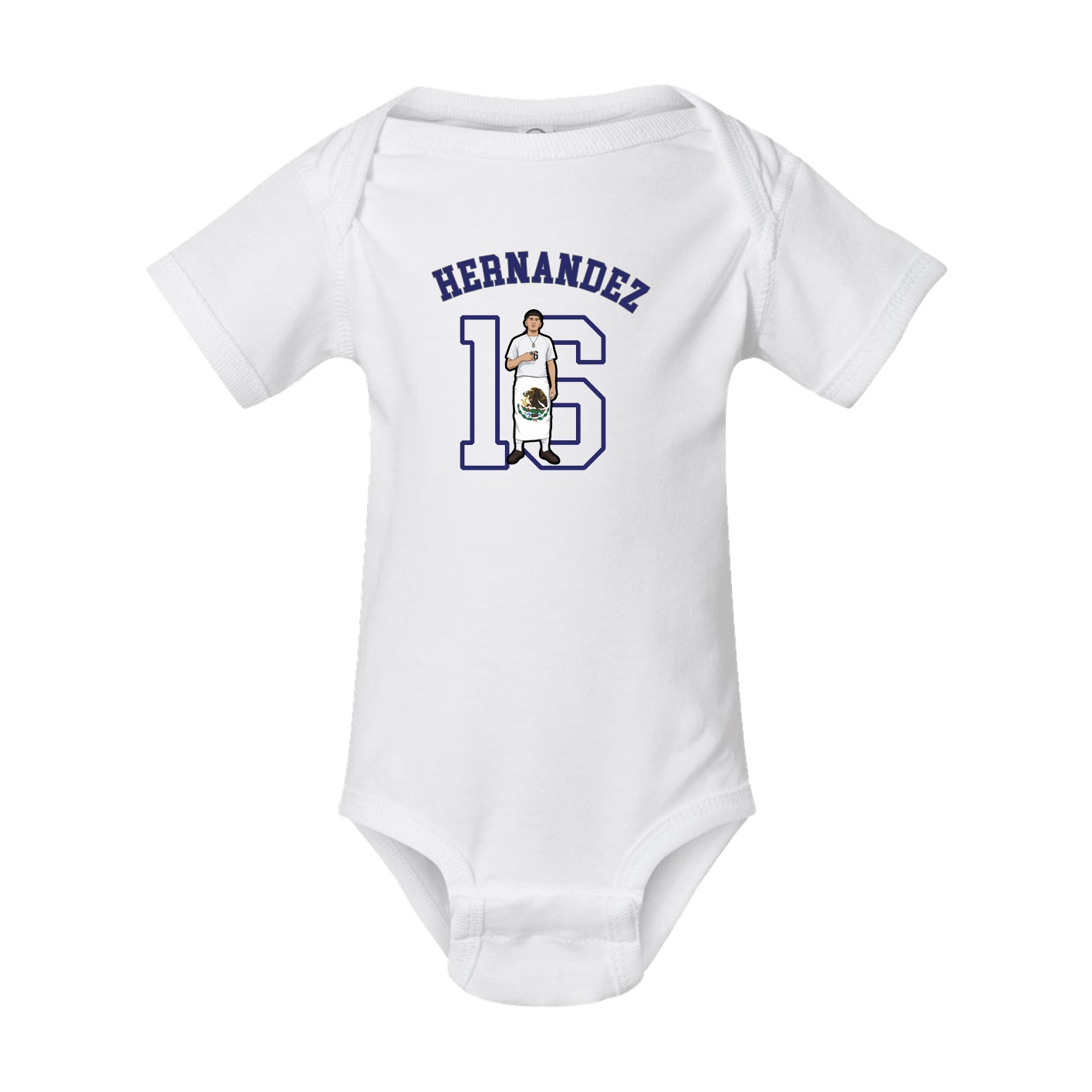 Baby Onesie — Shirsey Arch in White