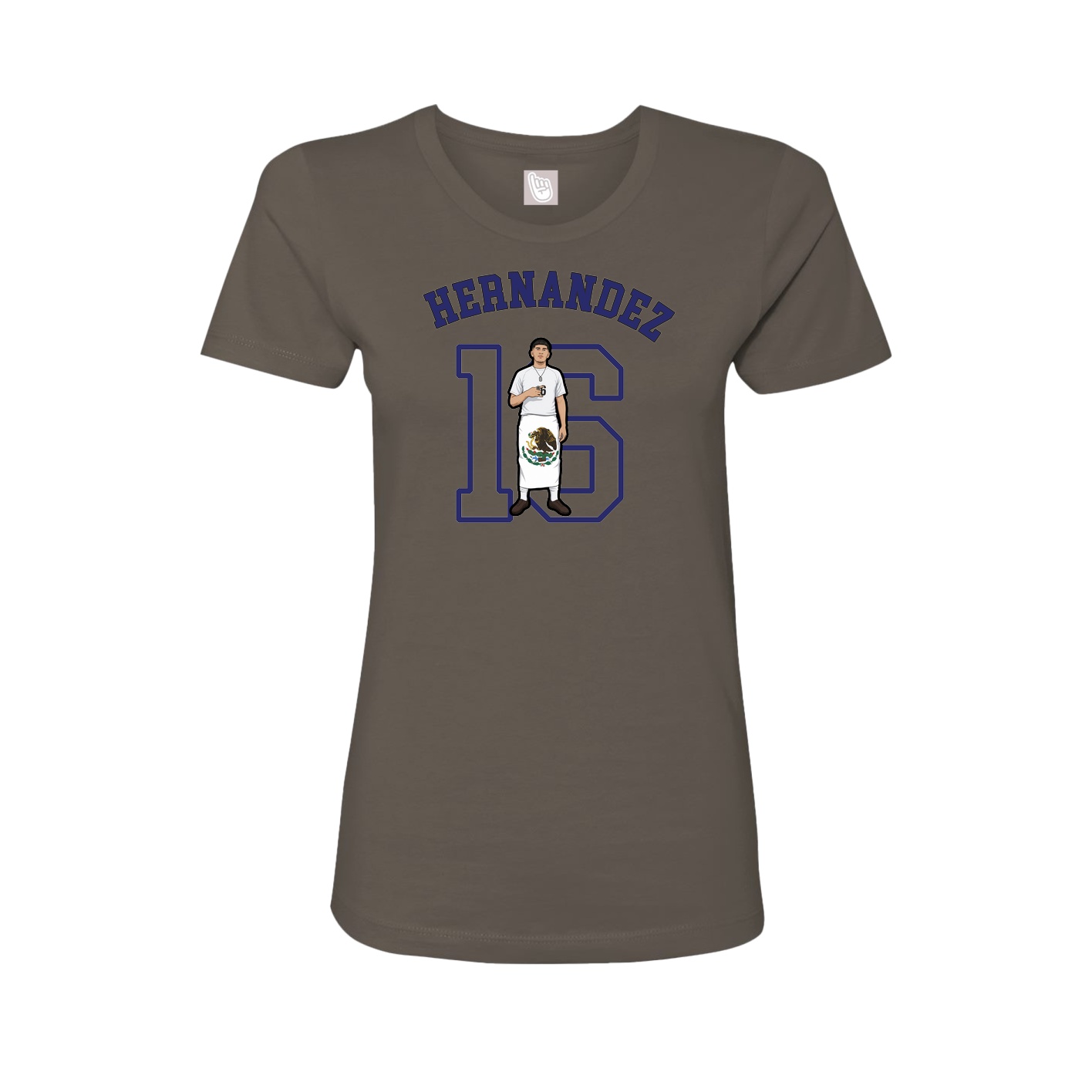 Fitted Women's Tee — Shirsey Arch in Grey