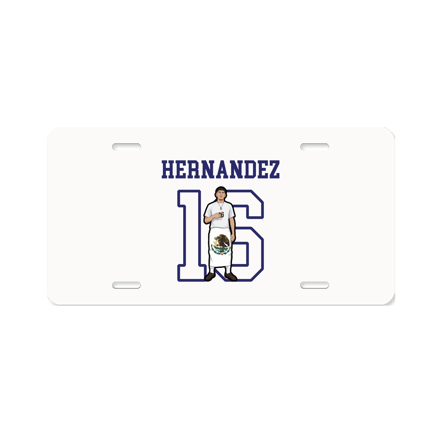 License Plate — Shirsey in Classic