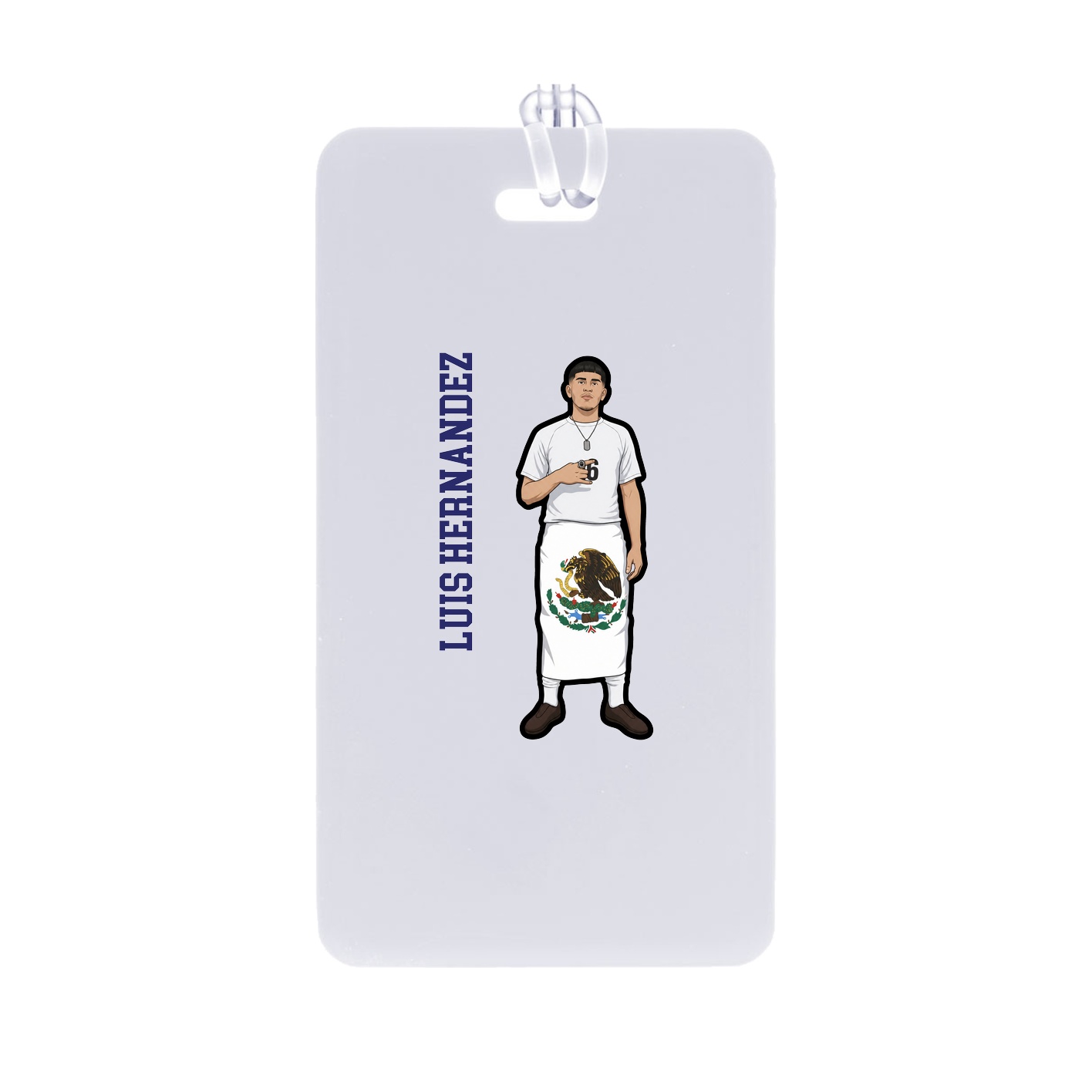 Bag Tag — Name Vertical in Classic