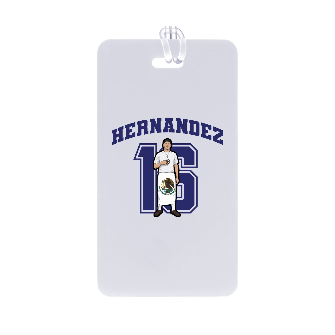 Bag Tag — Number in Classic