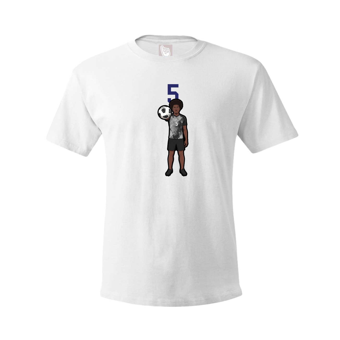 Tee — Number Top in White