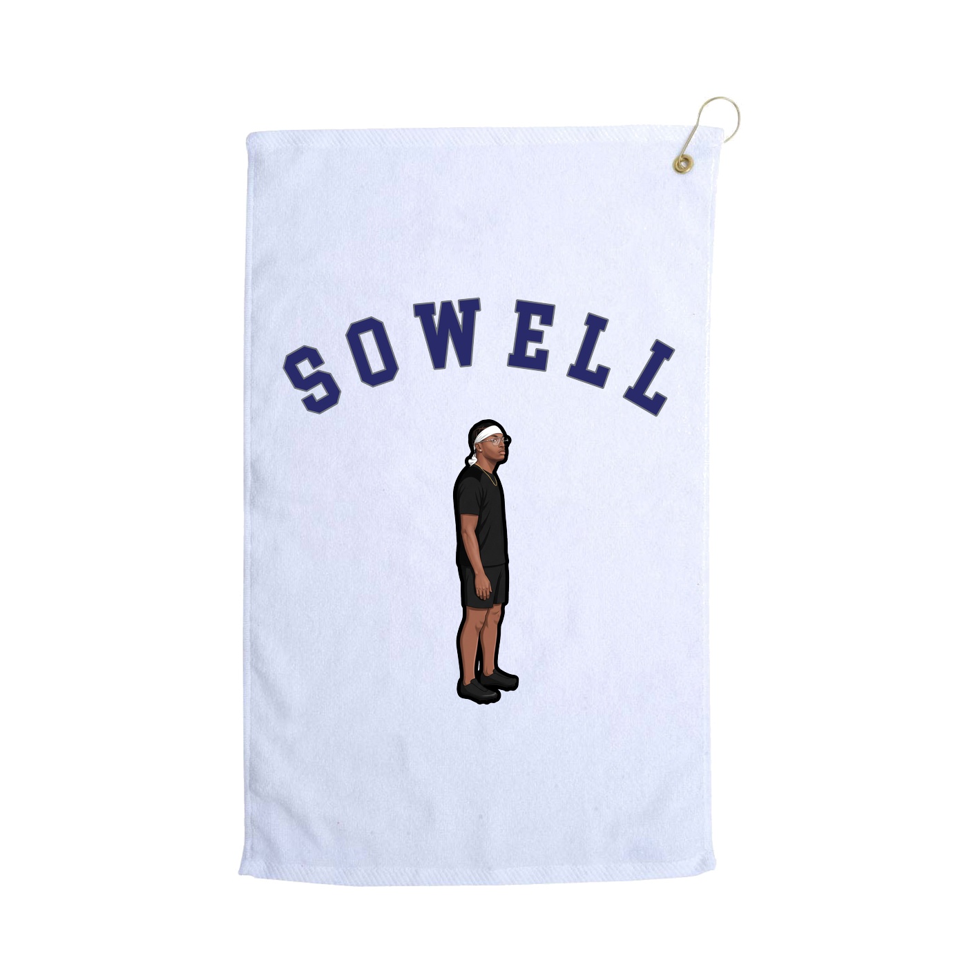 Golf Towel — Shirsey Arch in White