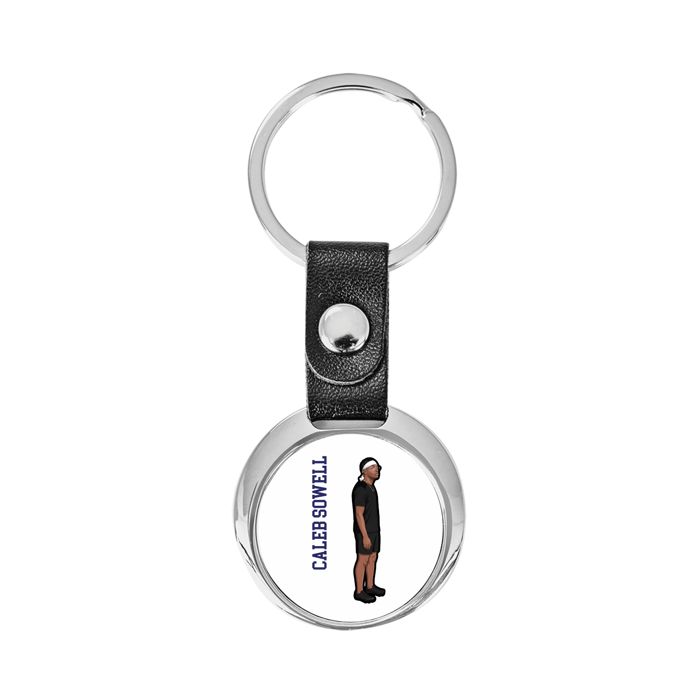 Key Chain — Name Vertical in Classic