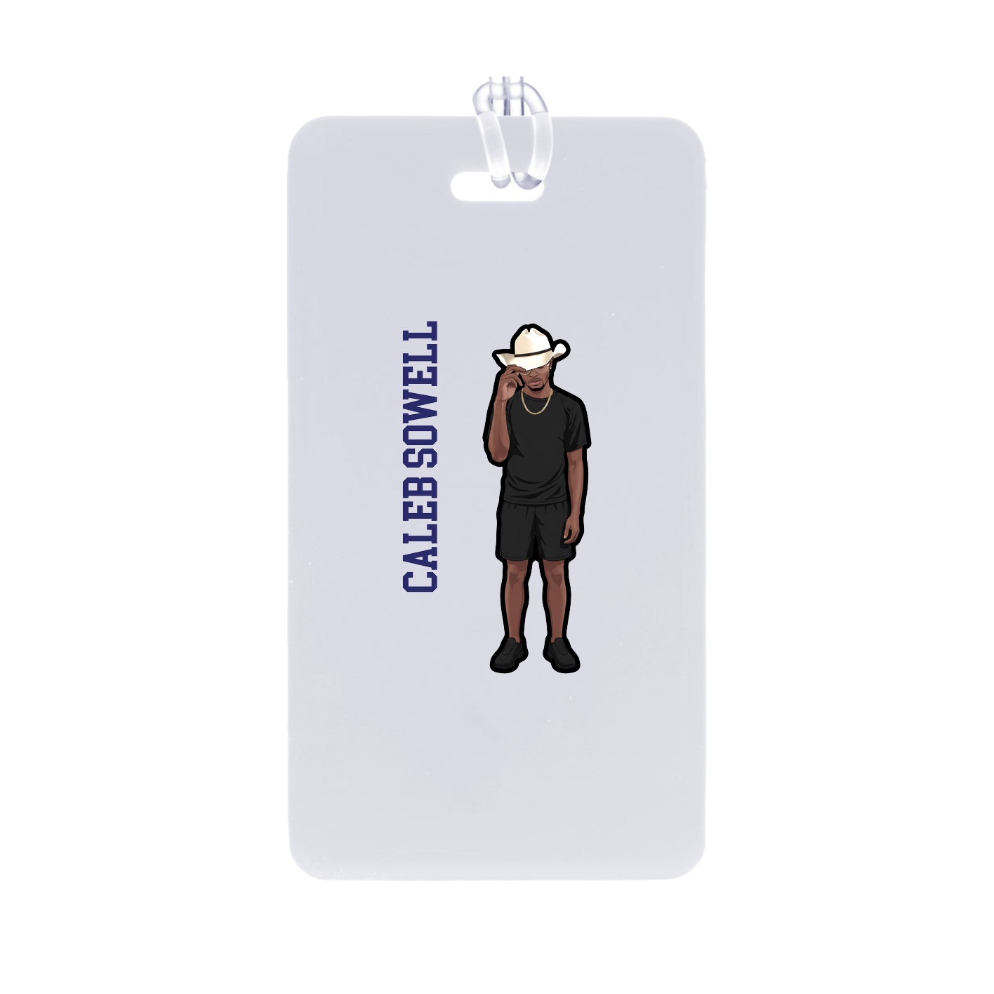 Bag Tag — Name Vertical in Classic
